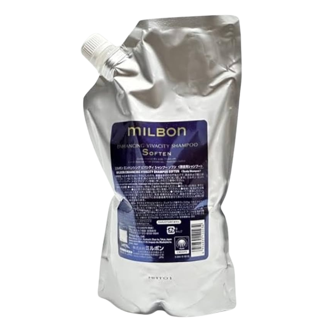 MILBON Premium Position Soften Enhancing Vivacity Shampoo 育髮洗髮水 (乾性頭皮適用) 1000ml