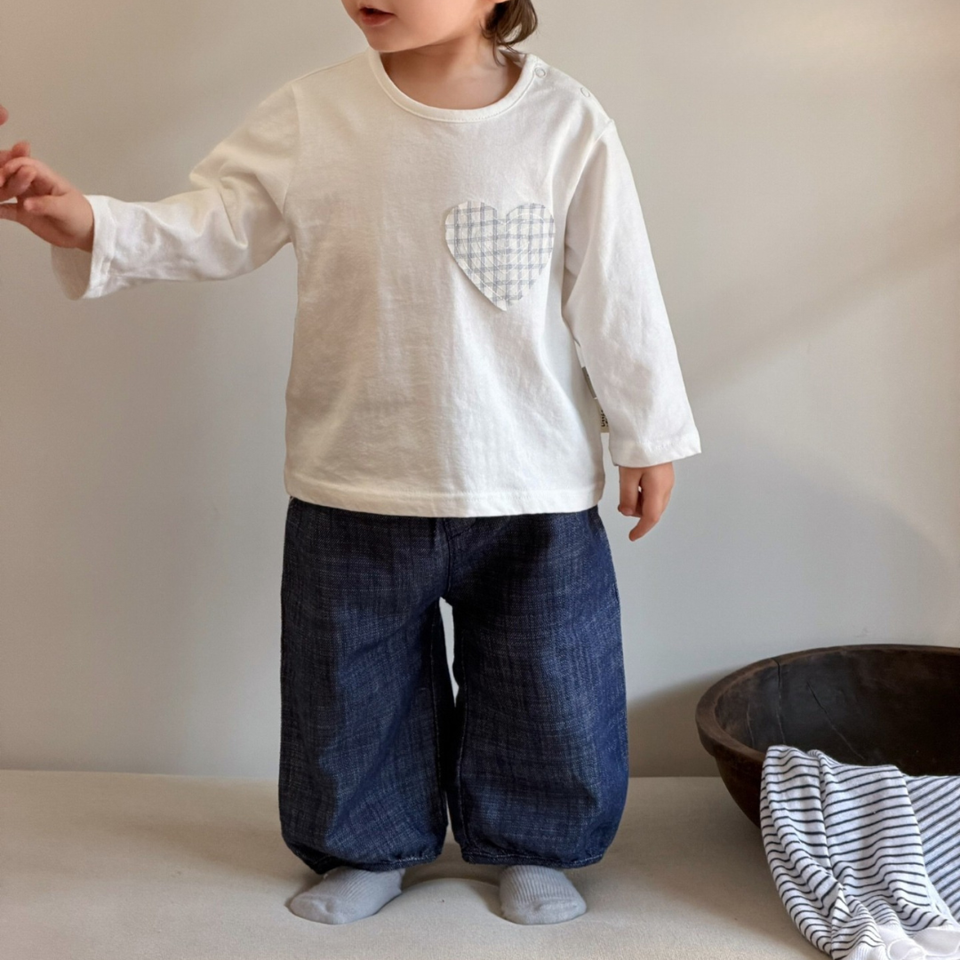 26春 深藍束口牛仔褲