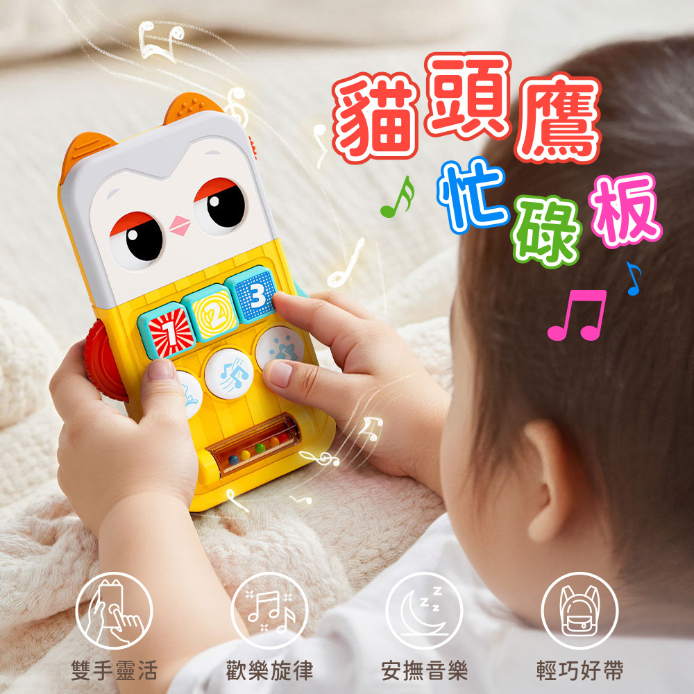 HolaLand匯樂玩具 貓頭鷹忙碌板