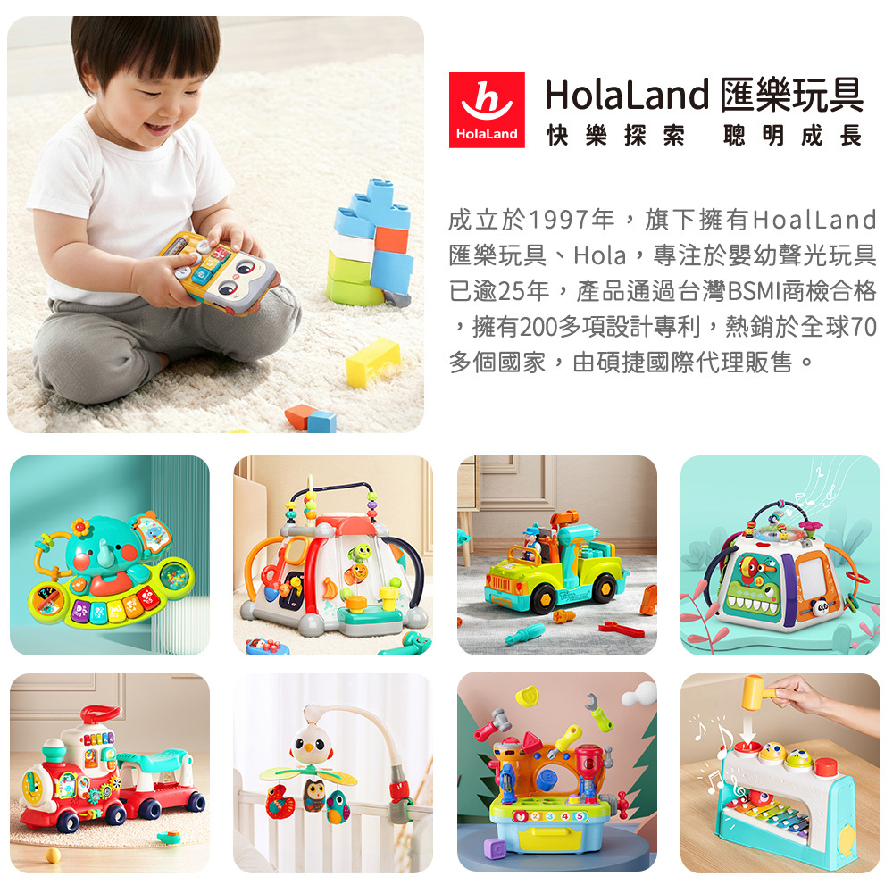 HolaLand匯樂玩具 貓頭鷹忙碌板
