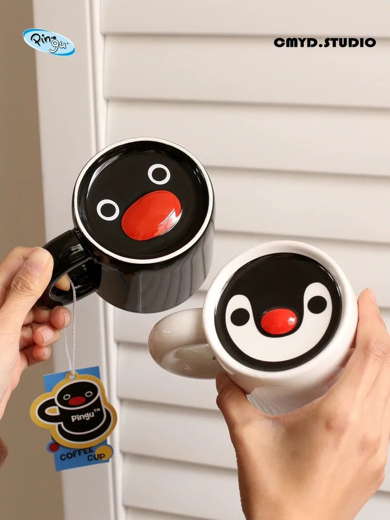 iSNEAKERS | PINGU 企鵝家族 躲貓貓 馬克杯 370ml