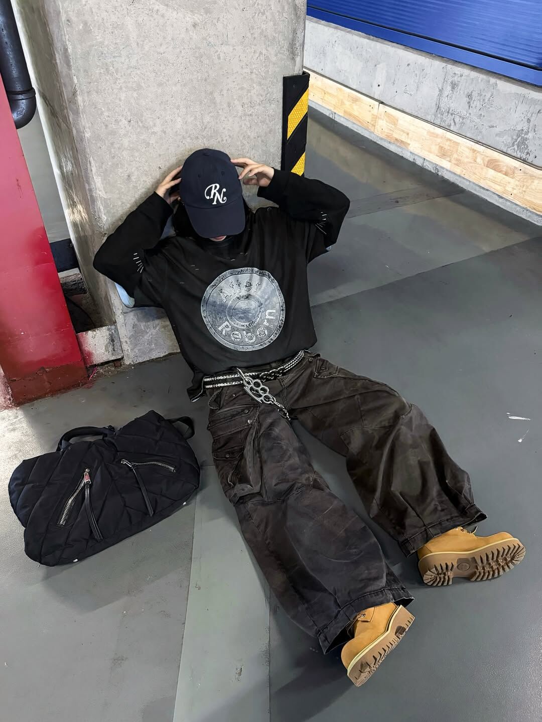 Reborn Stitch Logo Polo Cap 刺繡 帽子 老帽 兩色