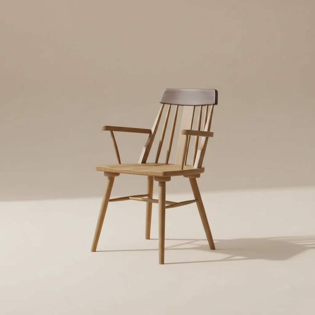 Brandon 布萊登︱北美胡桃木︱低背款扶手餐椅