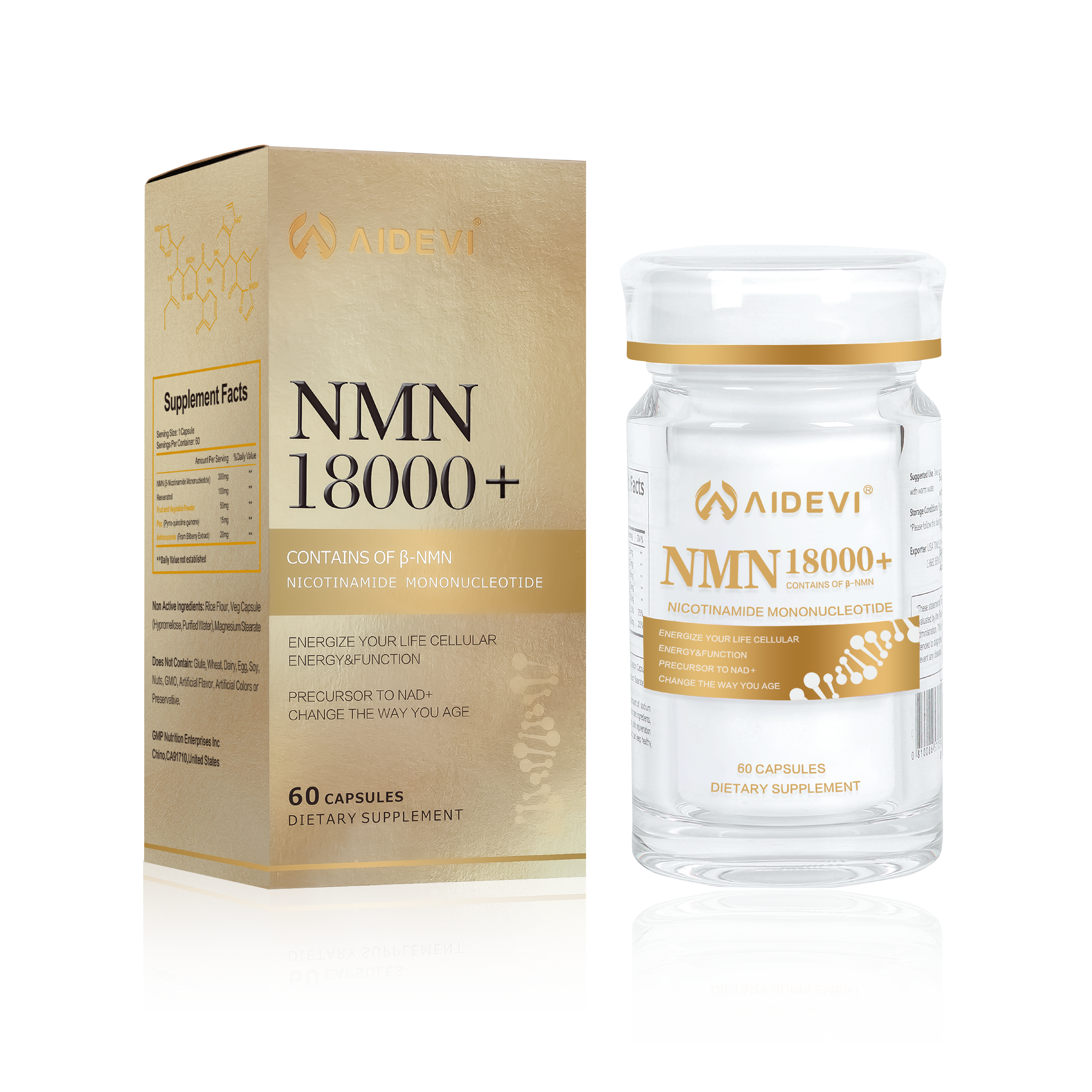 AIDEVI® NMN 18000+逆齡膠囊