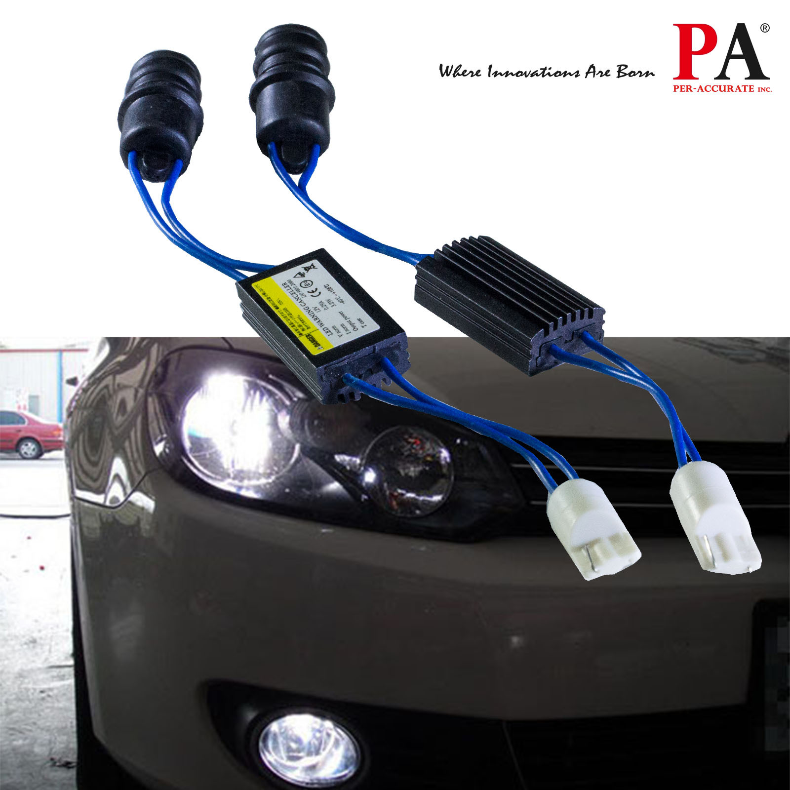 【PA LED】T10 W5W 對接式 LED CANBUS 解碼器 消除 故障燈 故障碼 警告燈