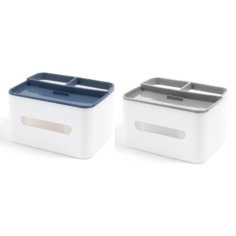 衛生紙盒 面紙盒 多功能面紙盒 紙巾盒 桌面收納 收納盒  遙控器收納盒 手機架