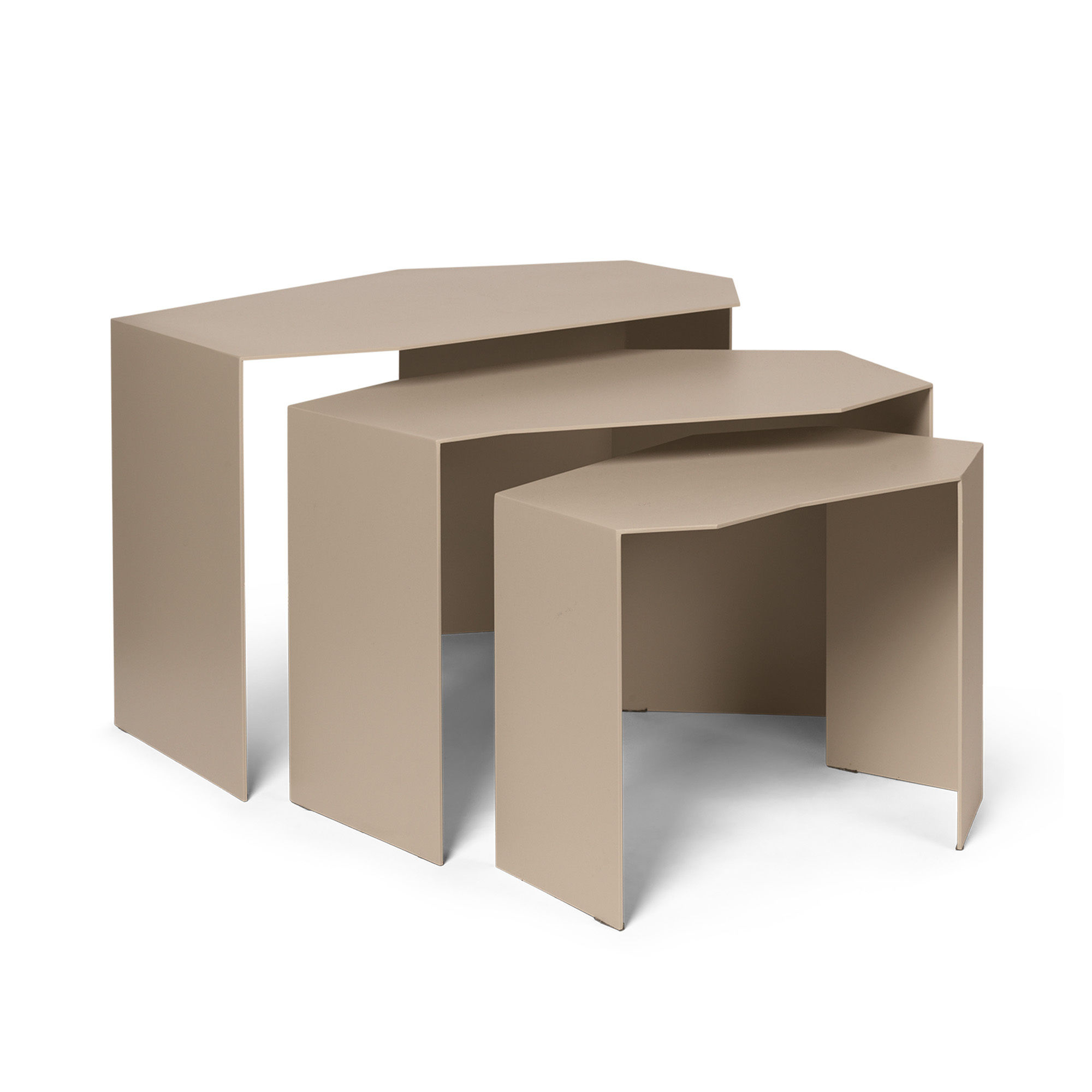 碎羽 / 邊桌 - 三件組 by Ferm Living