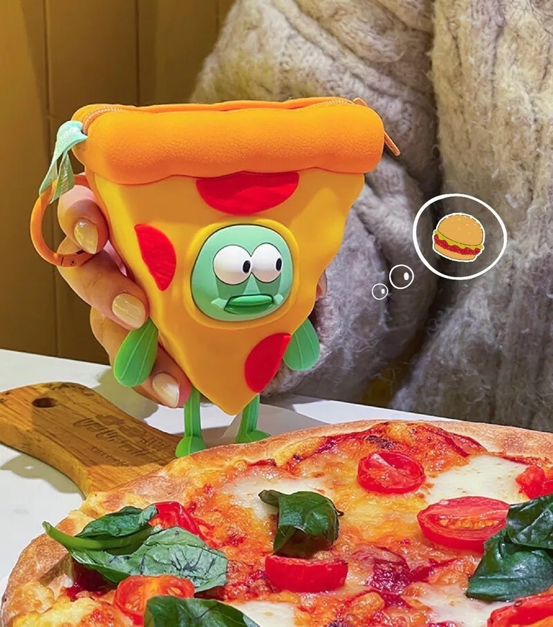 iSNEAKERS｜海綿寶寶 SpongeBob 正版授權 比奇堡居民 披薩魚 迷你收納包 耳機包 零錢包