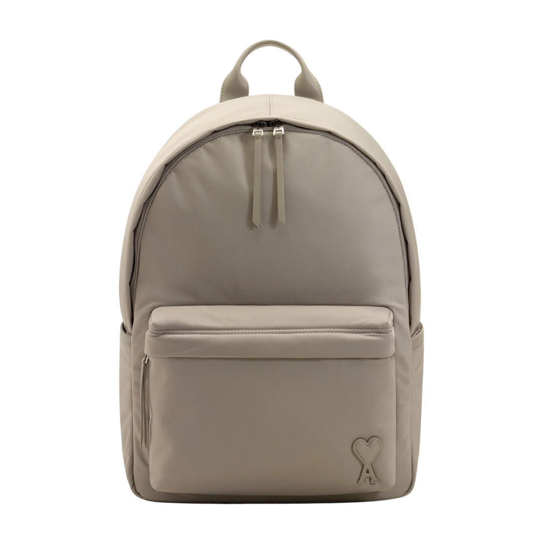 1FF0101-243 [AMI PARIS] Nylon Marcel Backpack Grey (SS26) #ULL728.AW0001.A002 (B-EU-E)