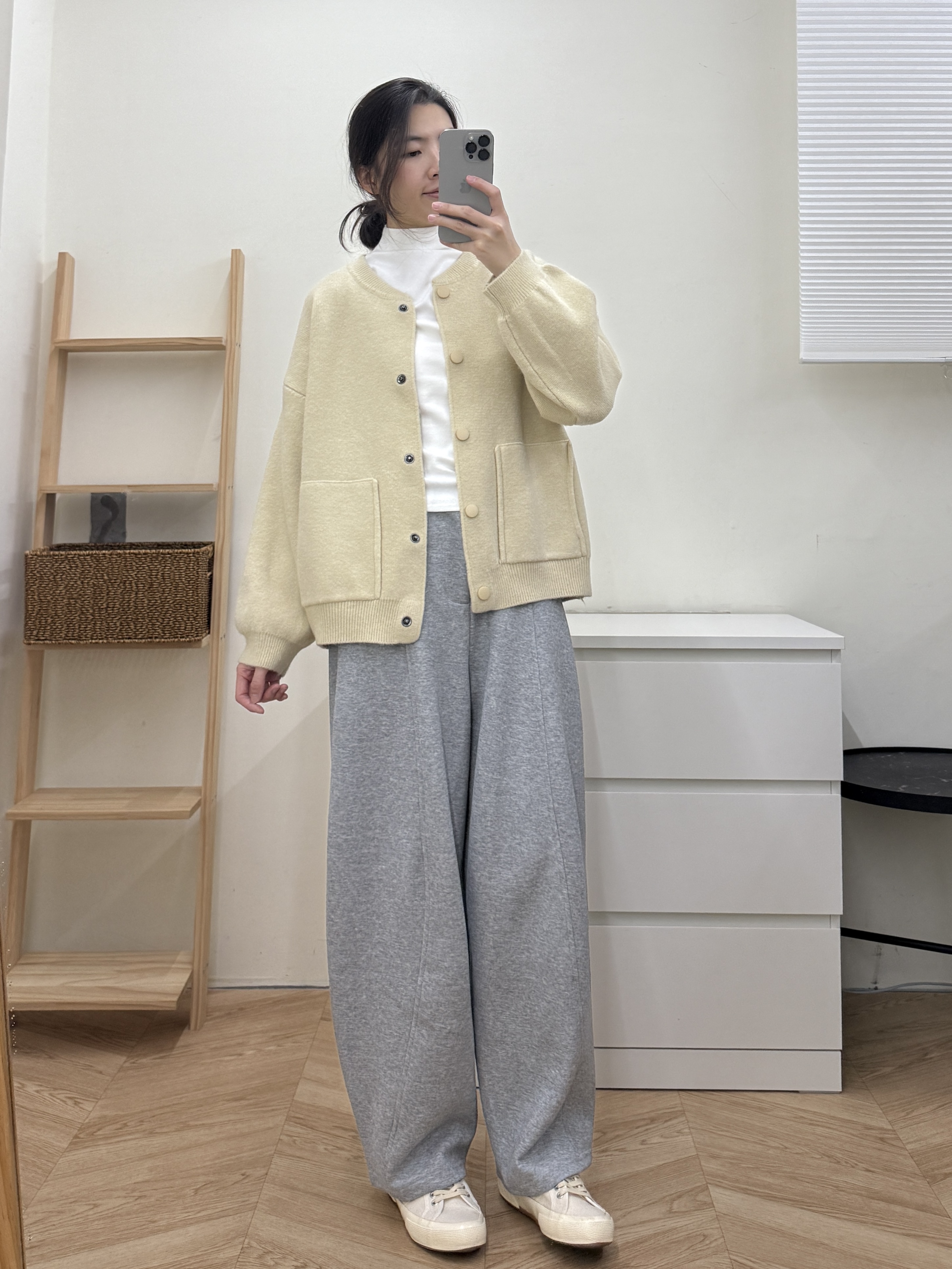 厚磅棒球針織外套*2色