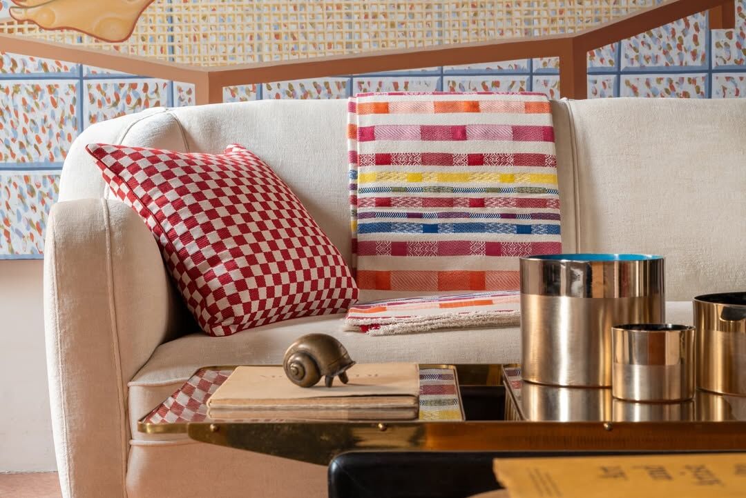 Maba 長型靠枕＿酒紅