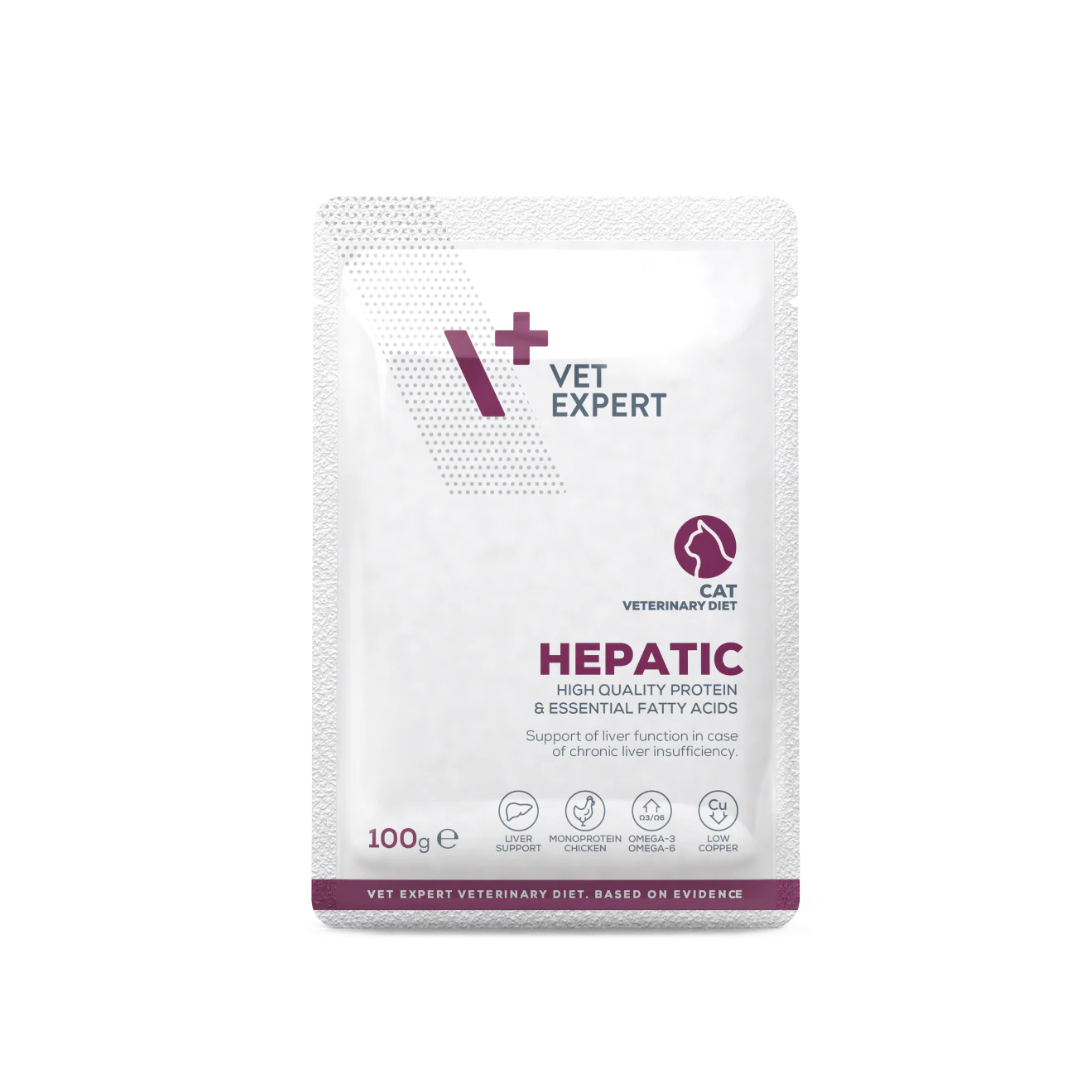 Vet Expert - 成貓肝臟處方袋裝濕糧 100克 x 12 包