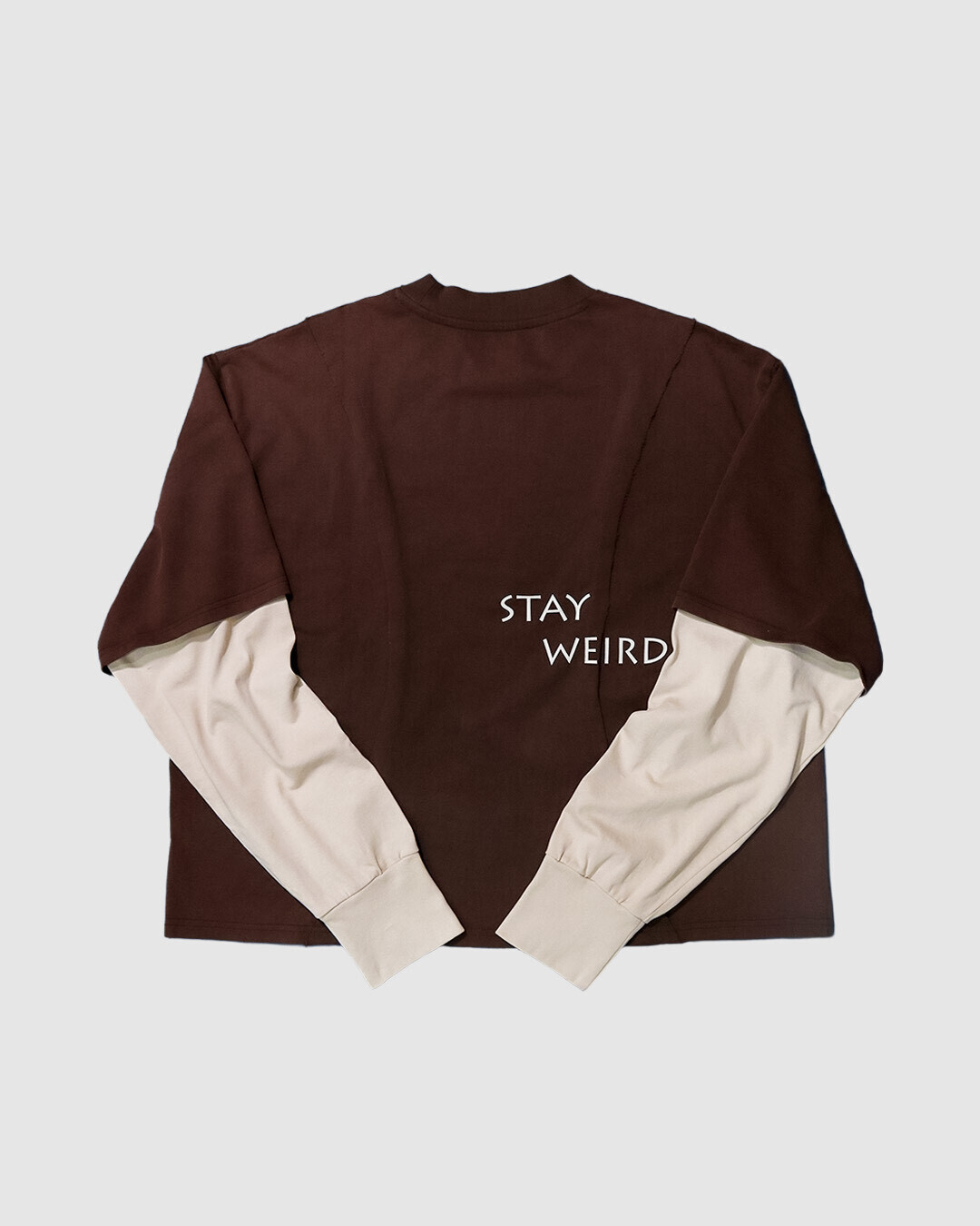 Lisen2 Morse faux layered L/S t shirt