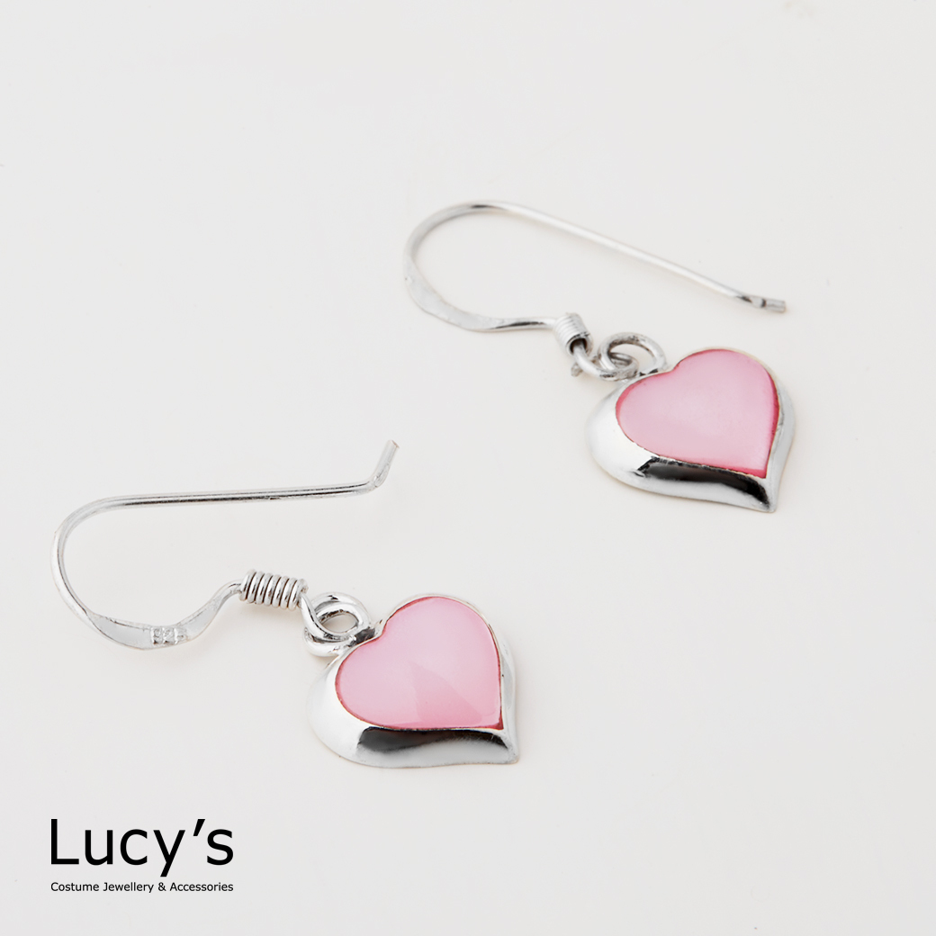 925純銀 珍心光影 耳勾耳環 (二色) (108868/108869)