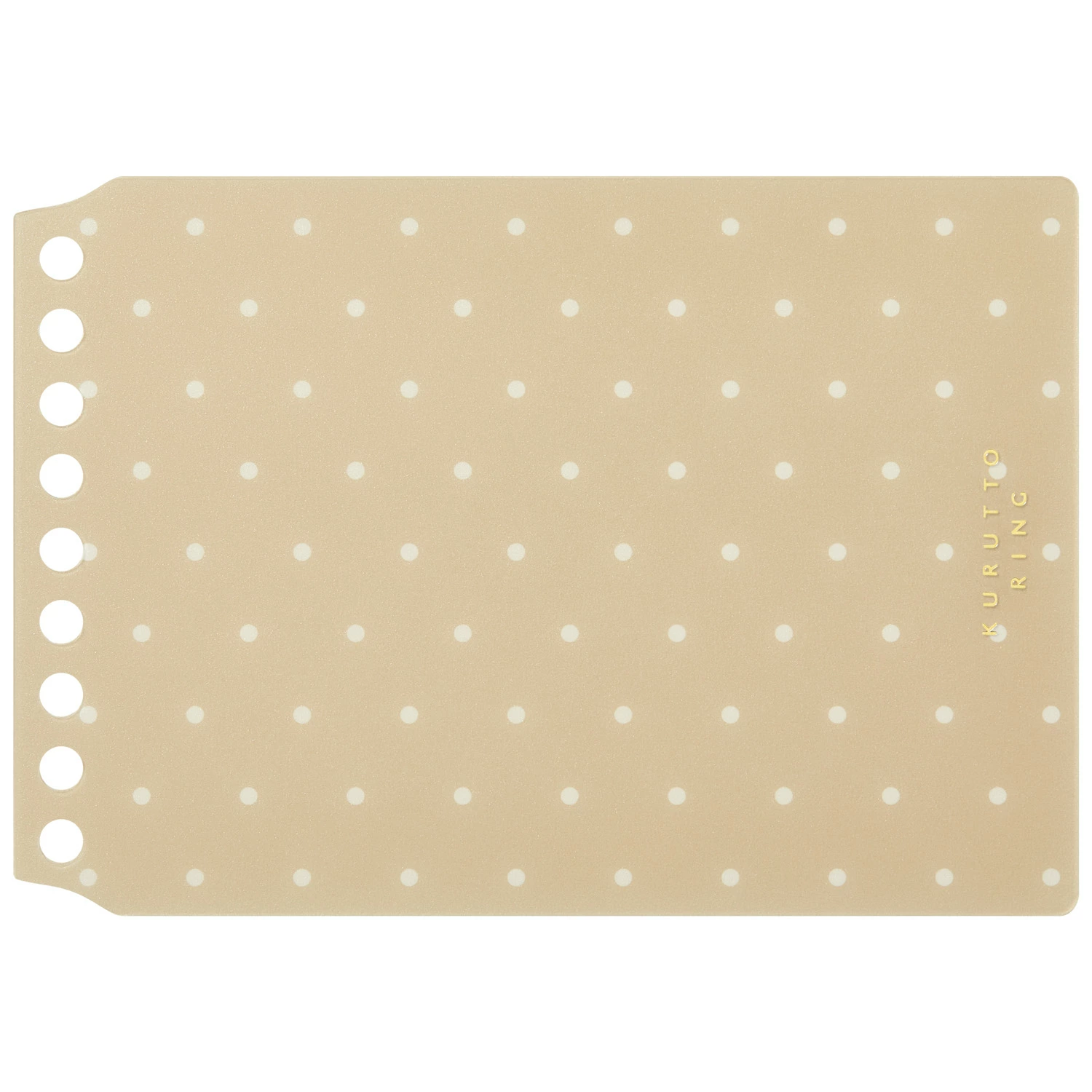 KURUTTO RING 活頁封面｜點點款｜MARUMAN 日本