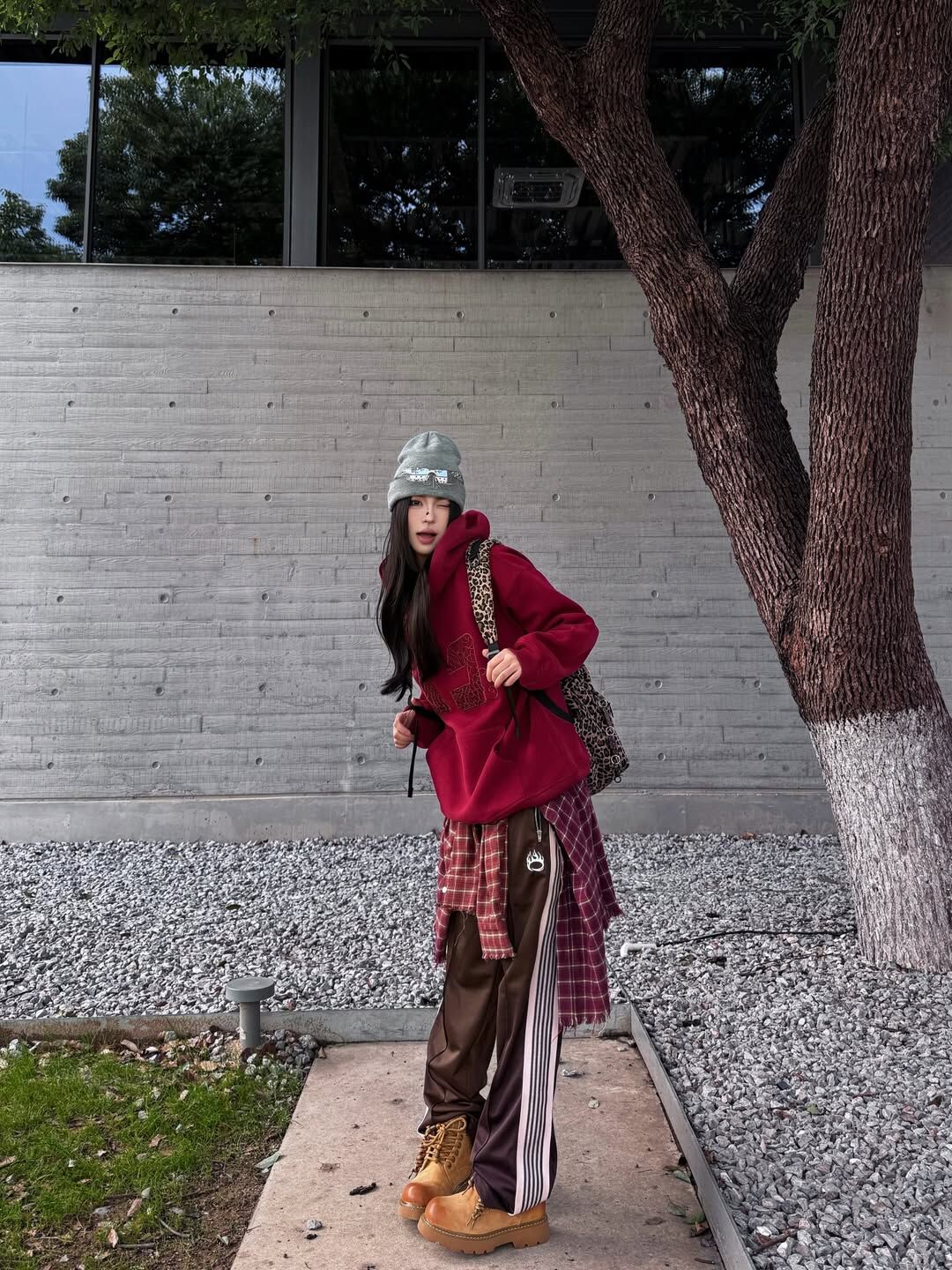 Reborn Mocha Stripe Pants 條紋 長褲 摩卡