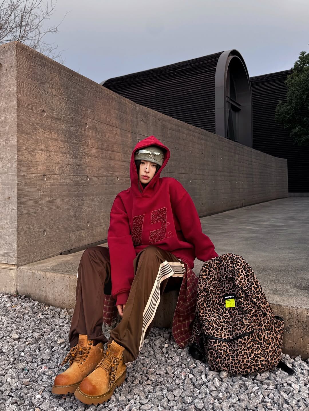 Reborn Mocha Stripe Pants 條紋 長褲 摩卡