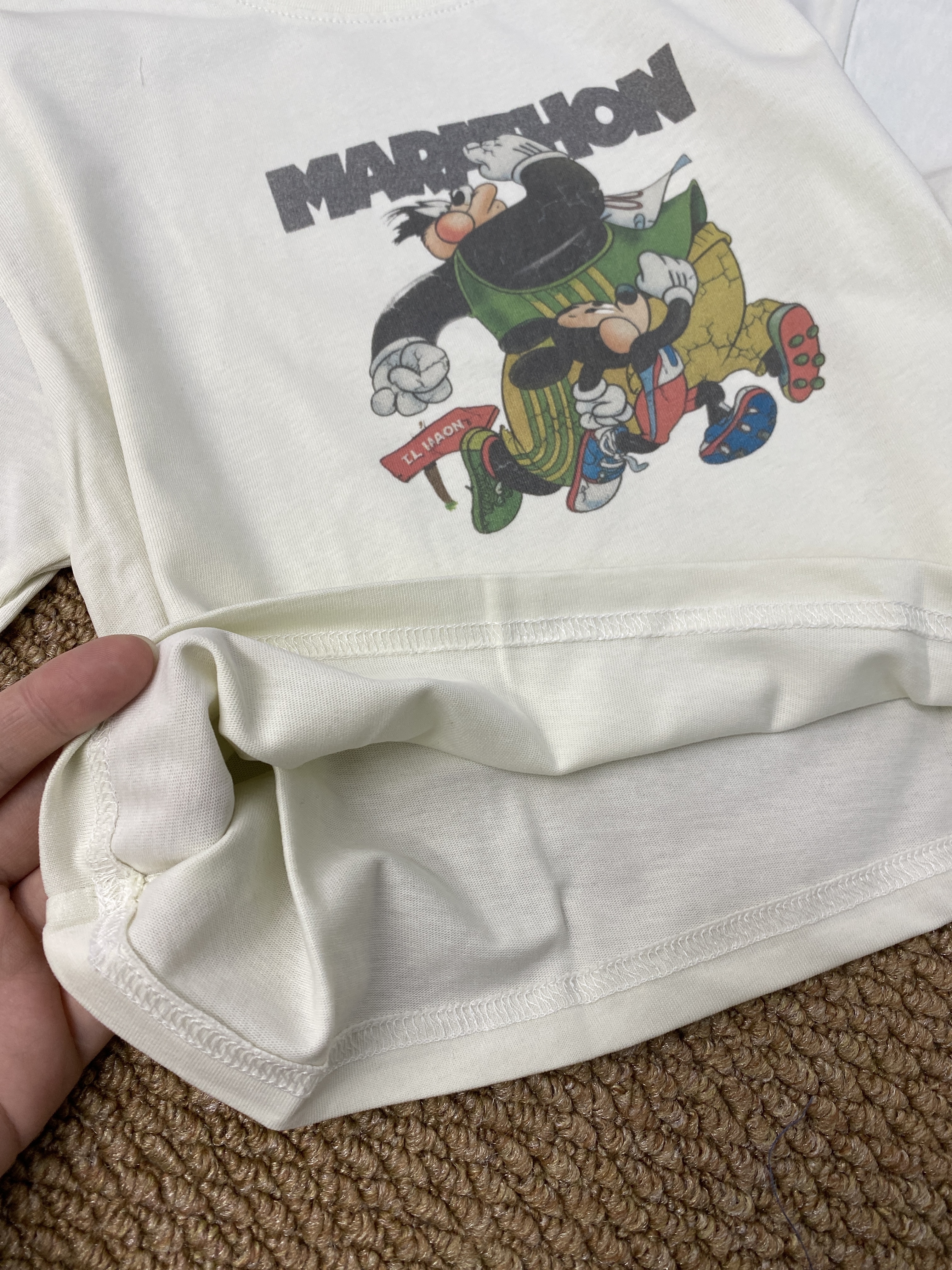 A04167米奇散步假兩件上衣