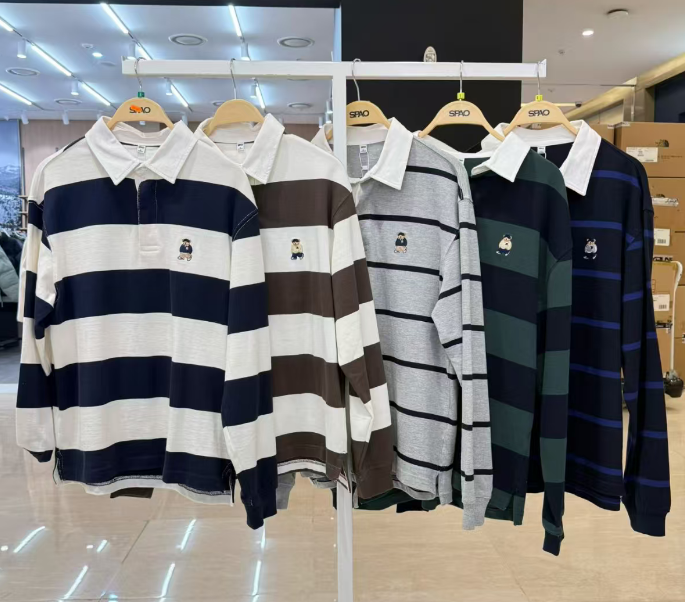 韓國代購 SPAO 新款小熊POLO長袖 SPLWG12C50