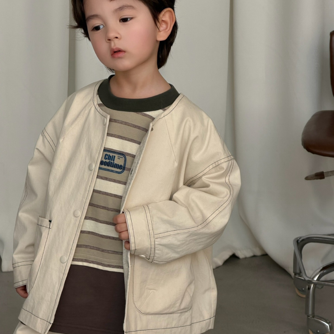 26春 棉質條紋上衣