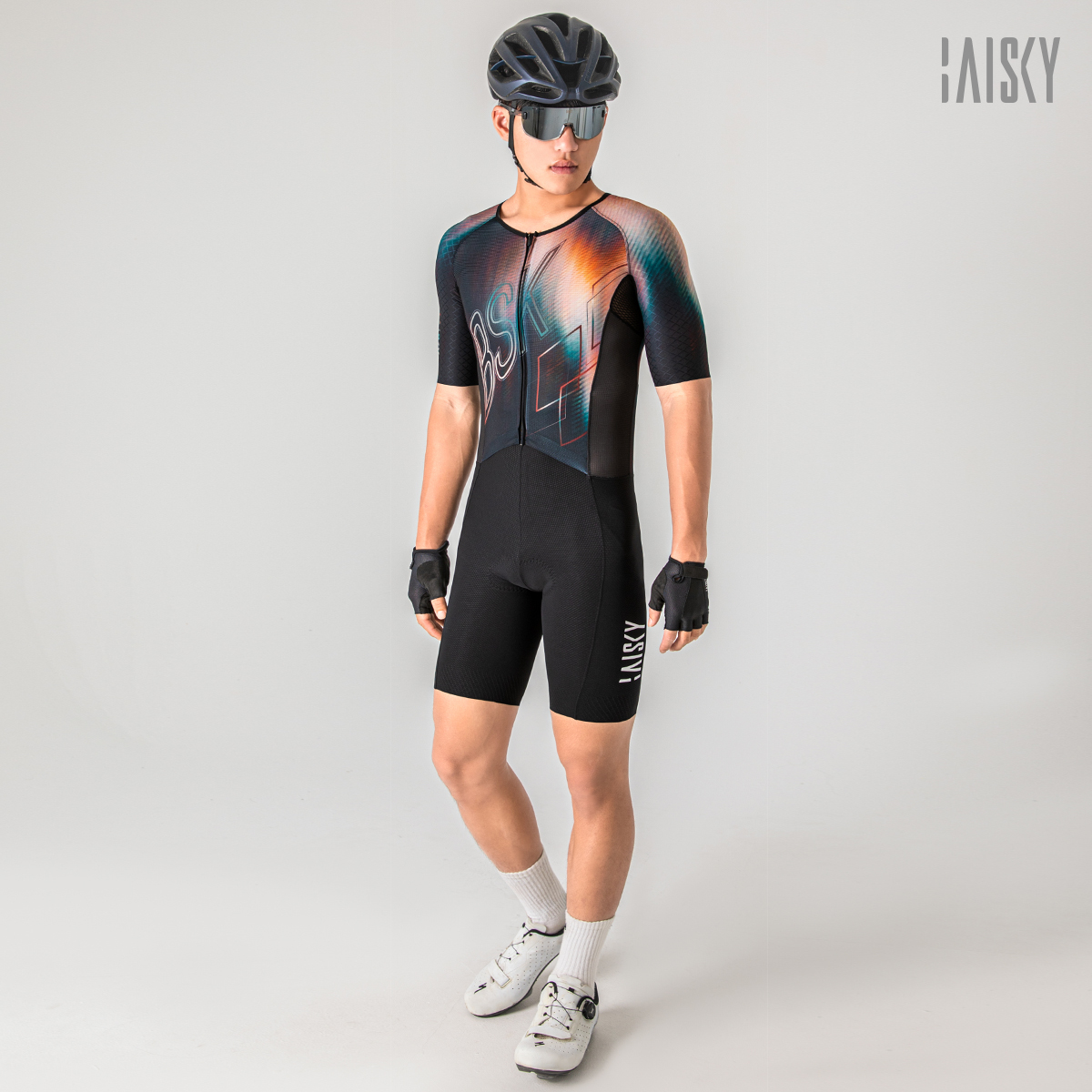 ITT男款短袖連體衣 黑澤 深褐