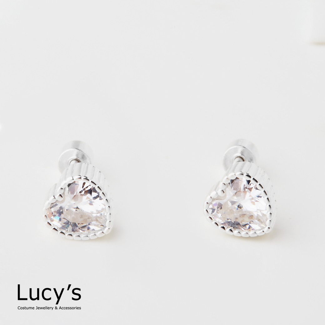 925純銀 晝夜之心 轉珠耳環 (二色) (128322/128323)