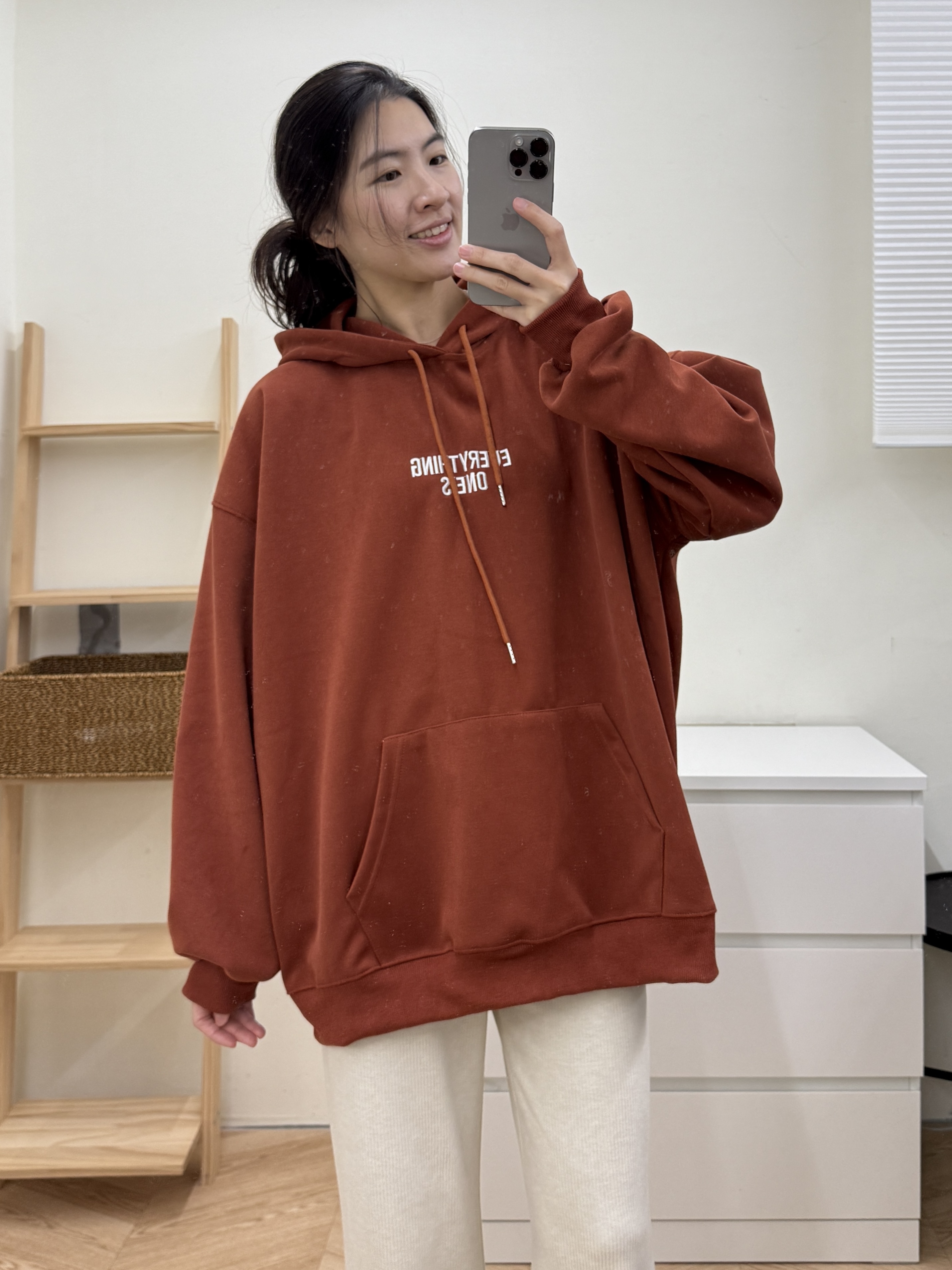 刺繡everything帽T*2色