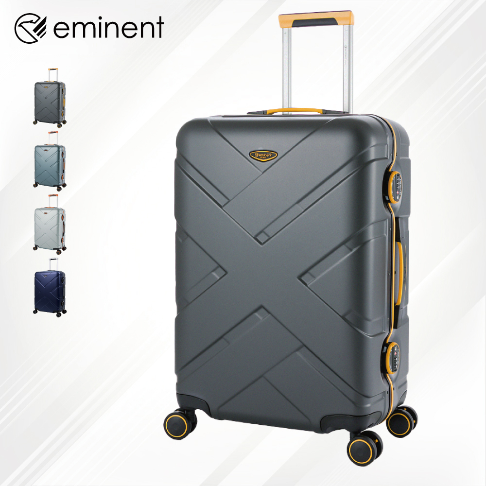 限時特惠 買一送三 eminent 萬國通路 9P0 20" 24" 28" 德國拜耳純PC鋁框行李箱