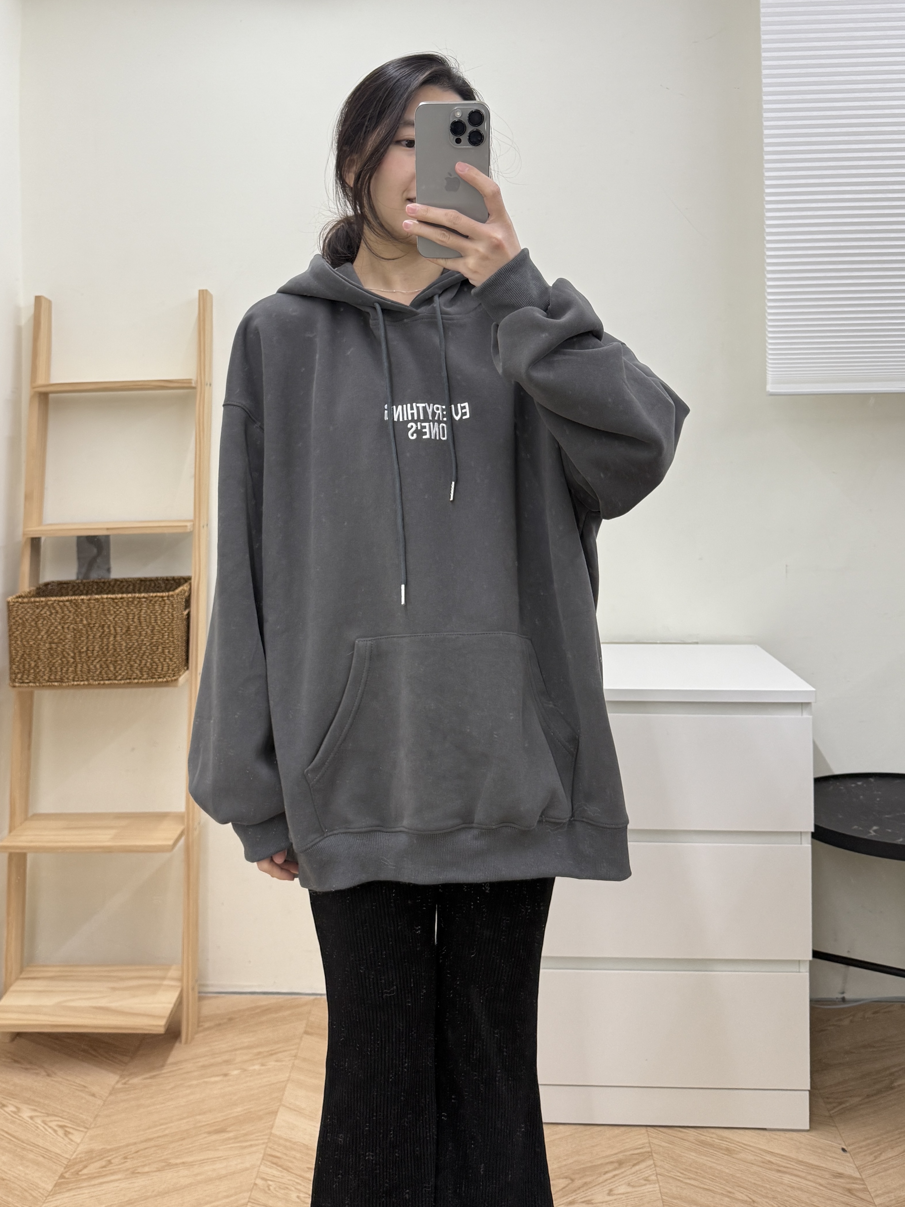 刺繡everything帽T*2色