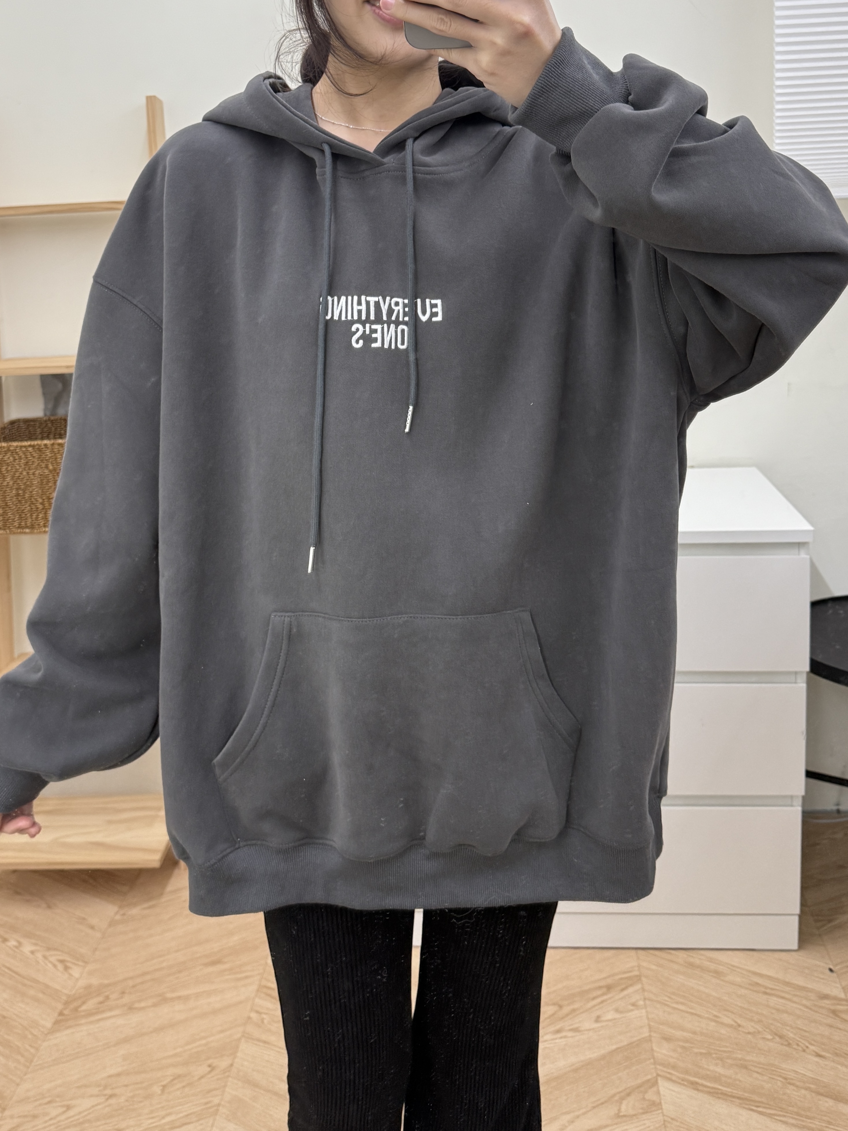 刺繡everything帽T*2色