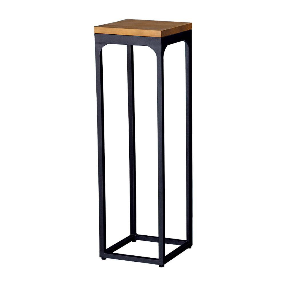 柏蒂家居-肯恩工業風方型花架/玄關桌/置物收納架-高