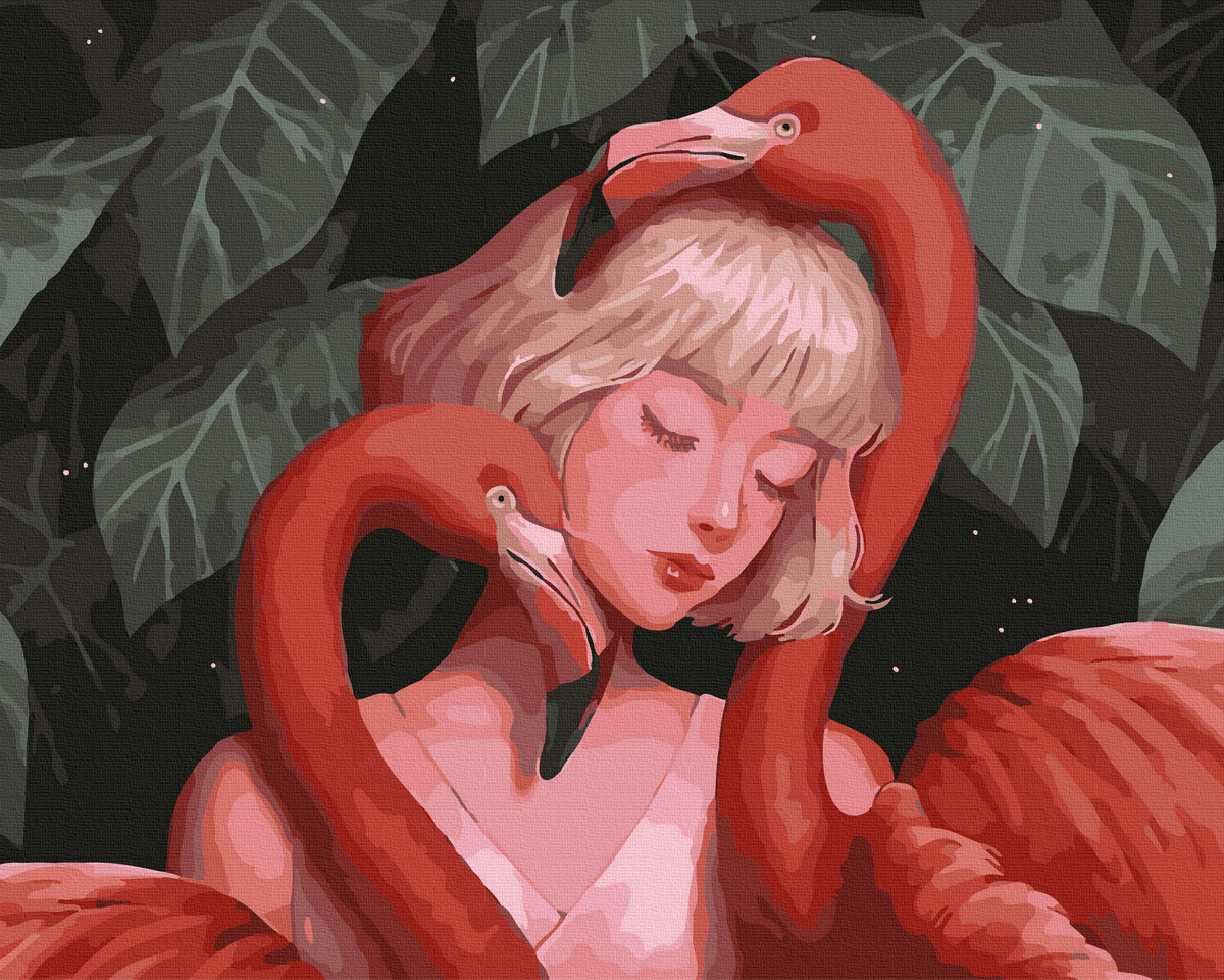 【ST032】沉浸的愛 (沒有木框，只有畫布！)