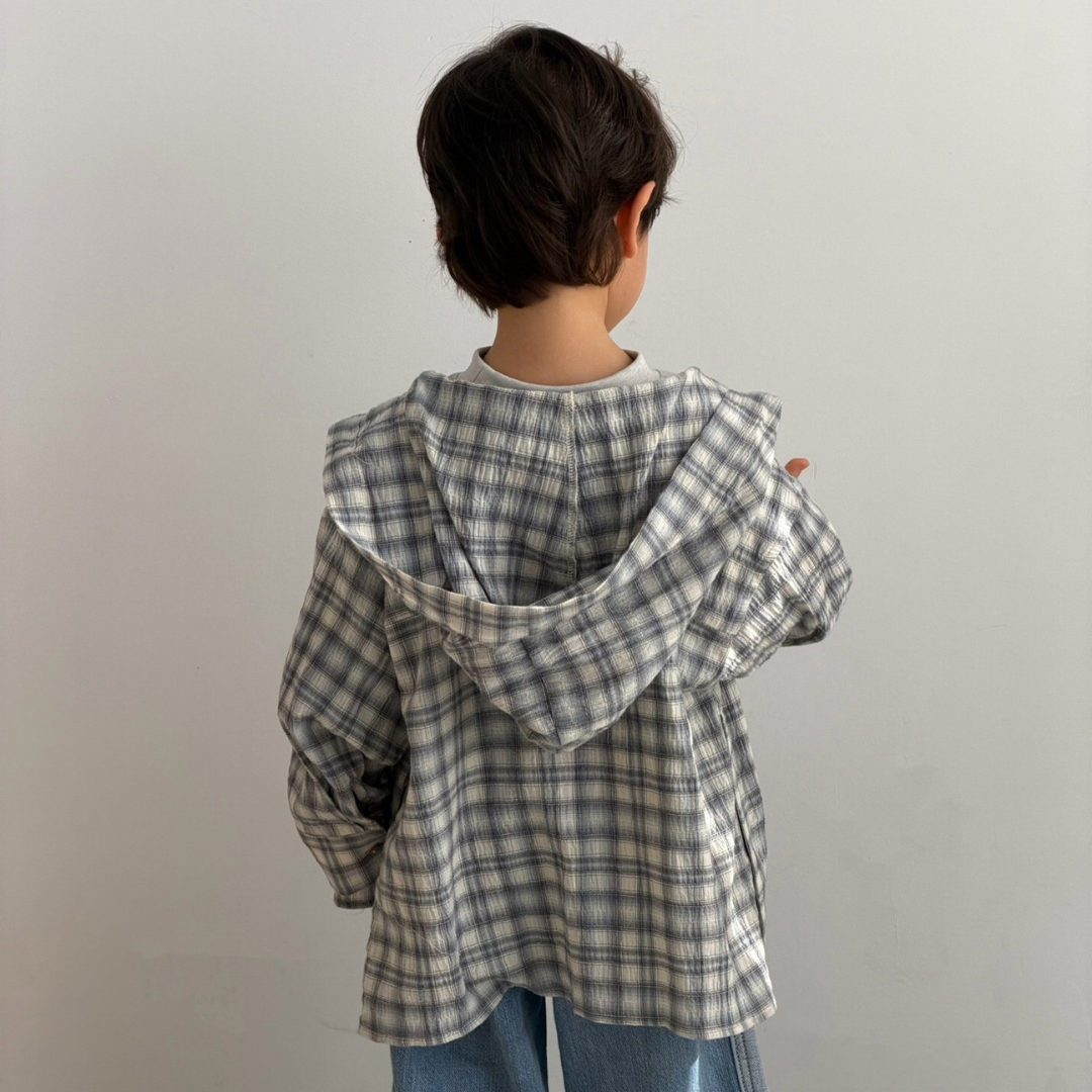 26春 格紋薄外套