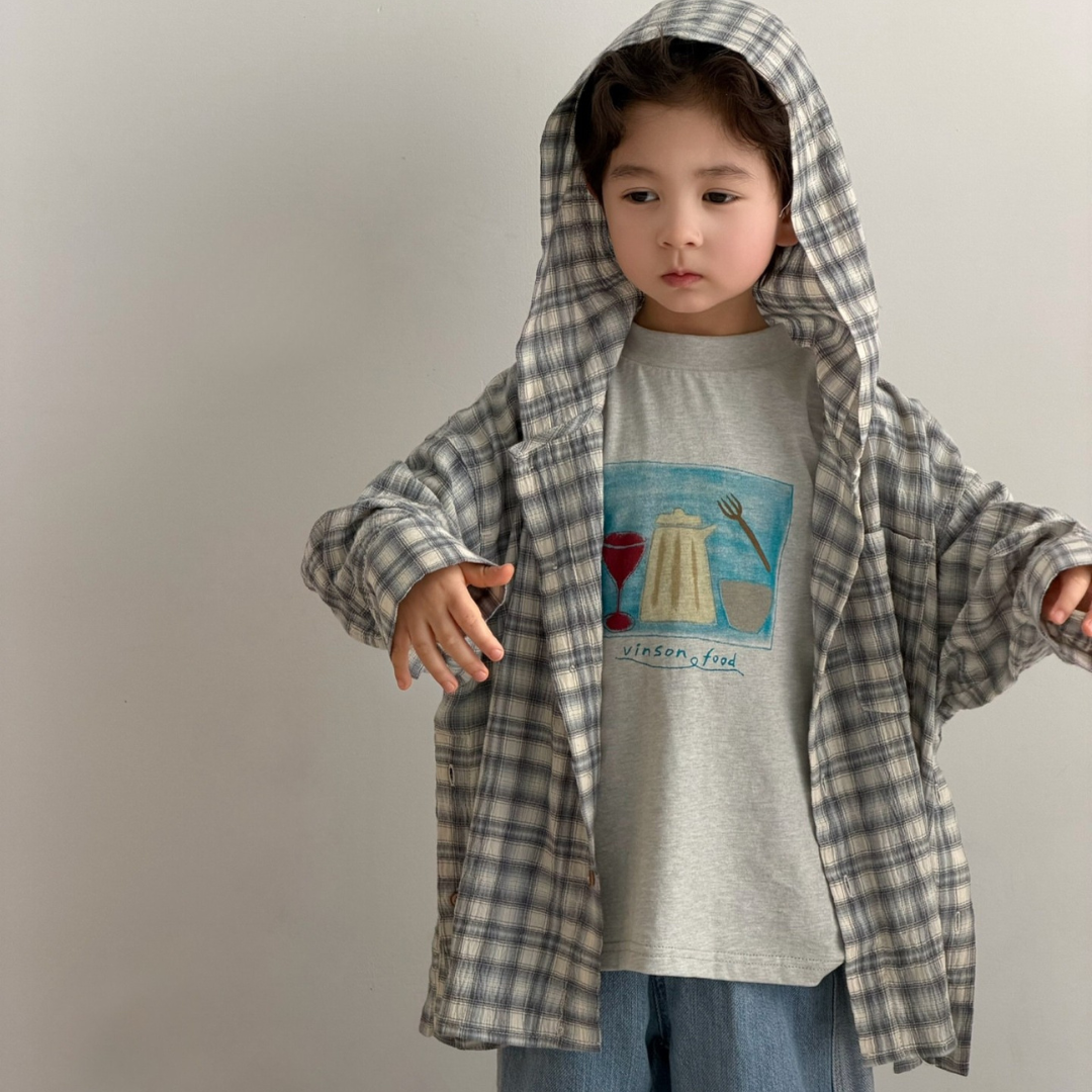 26春 格紋薄外套