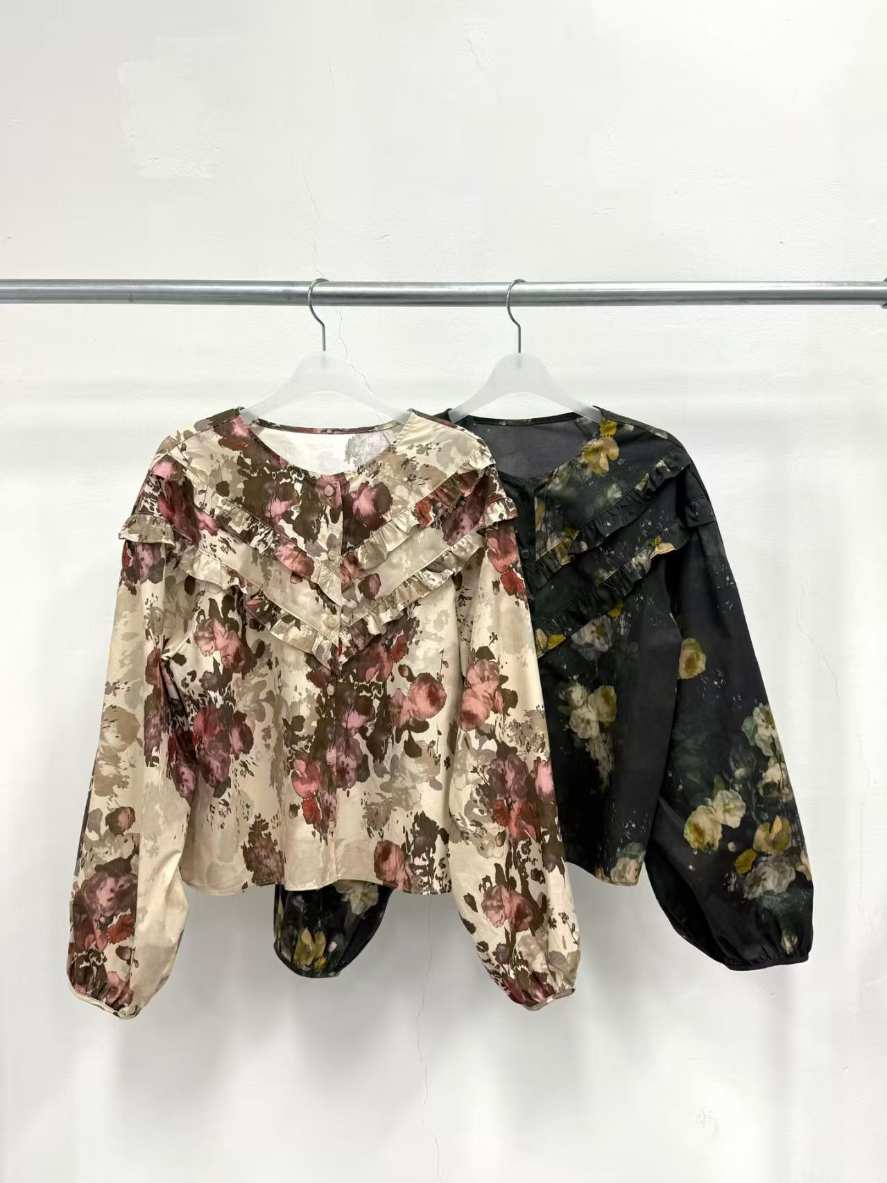 MS5415 水彩花宮廷上衣