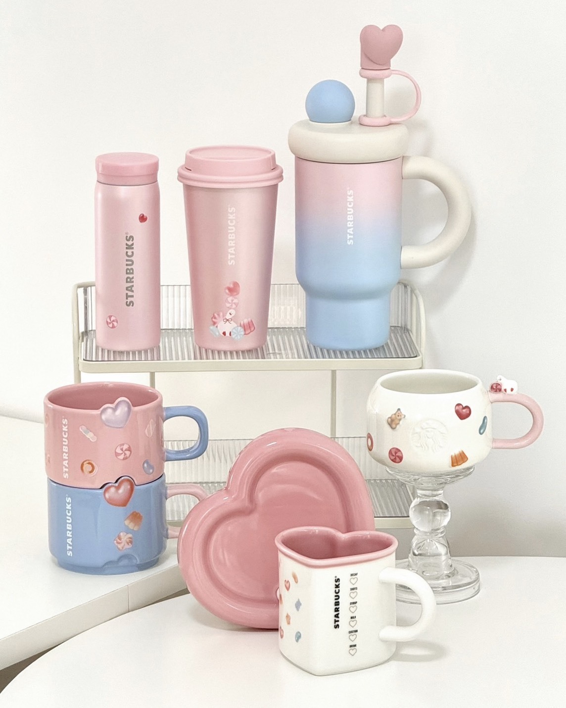 KTQ STORE ‧ STARBUCKS 星巴克 甜星噗噗鴨系列 情人節新品 不銹鋼杯 保溫杯 隨行杯 手拿杯 馬克杯 水杯