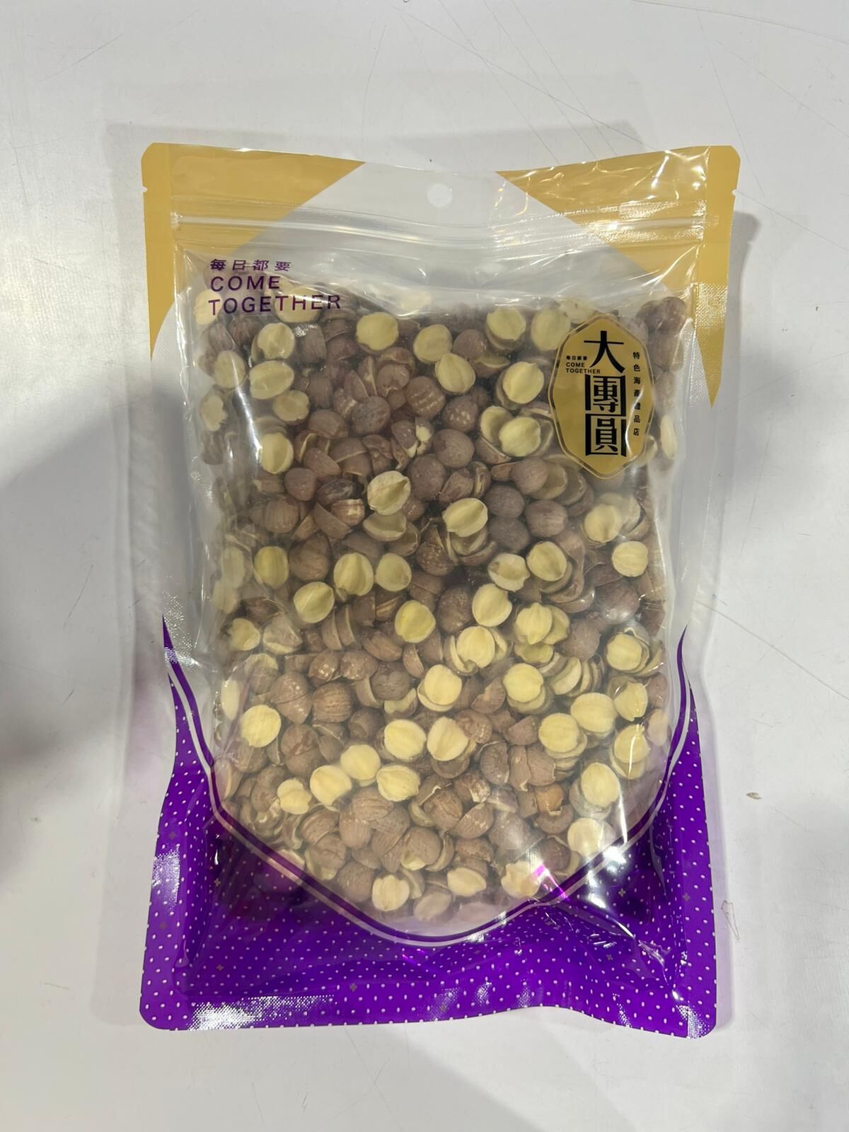 UQ011 有衣開邊蓮子 600g  (1斤) 常溫 EXP: 2年或以上