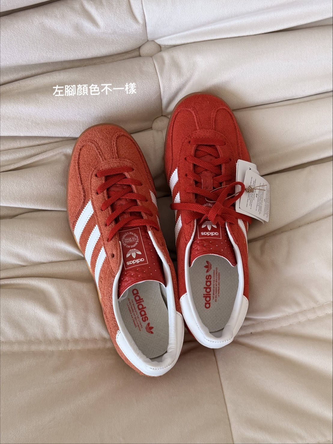 <出清最終彈🔥>NG品-23.5cm- Adidas Gazelle Indoor 復古紅 (HQ8718)