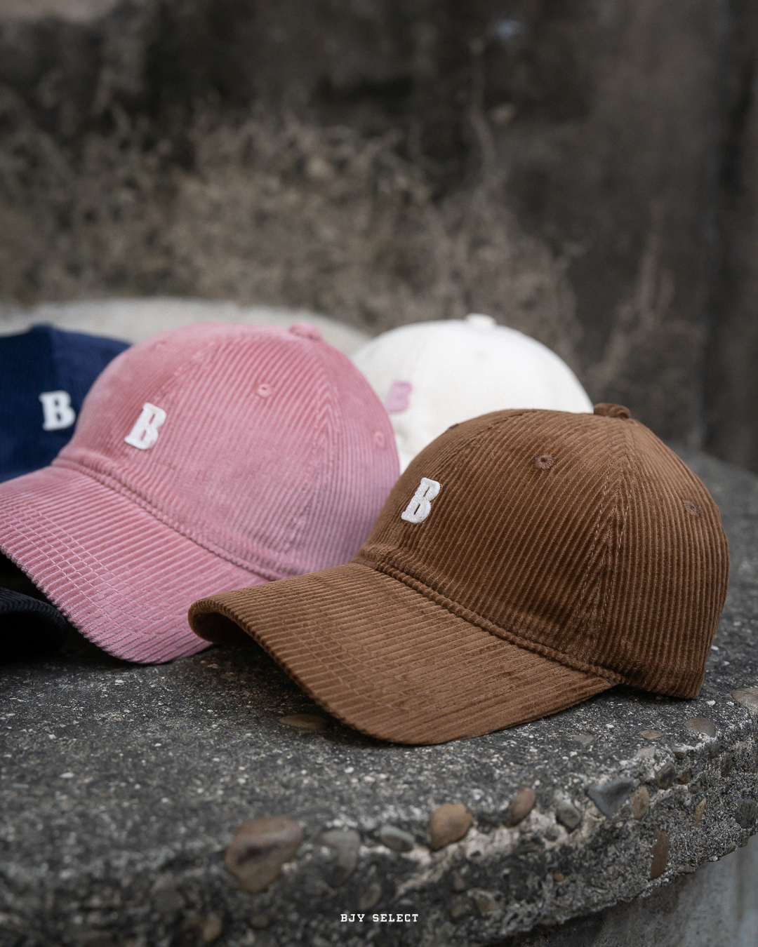 #預購 ETBD 字母B 日系復古 燈芯絨棒球帽 六色