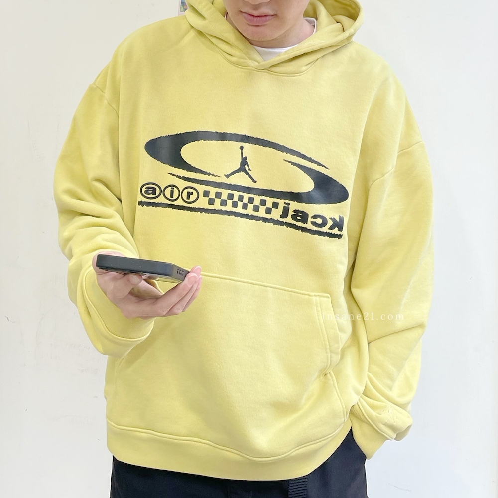 NIKE AIR JORDAN HOODIE x TRAVIS SCOTT 小雞黃 帽T 長袖 FQ7821-308