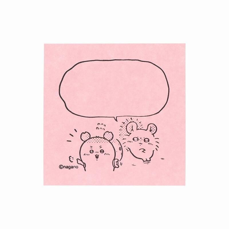 友情 Chiikawa 吉伊卡哇 方形浸透印章 備忘錄印章｜SUN-STAR 日本