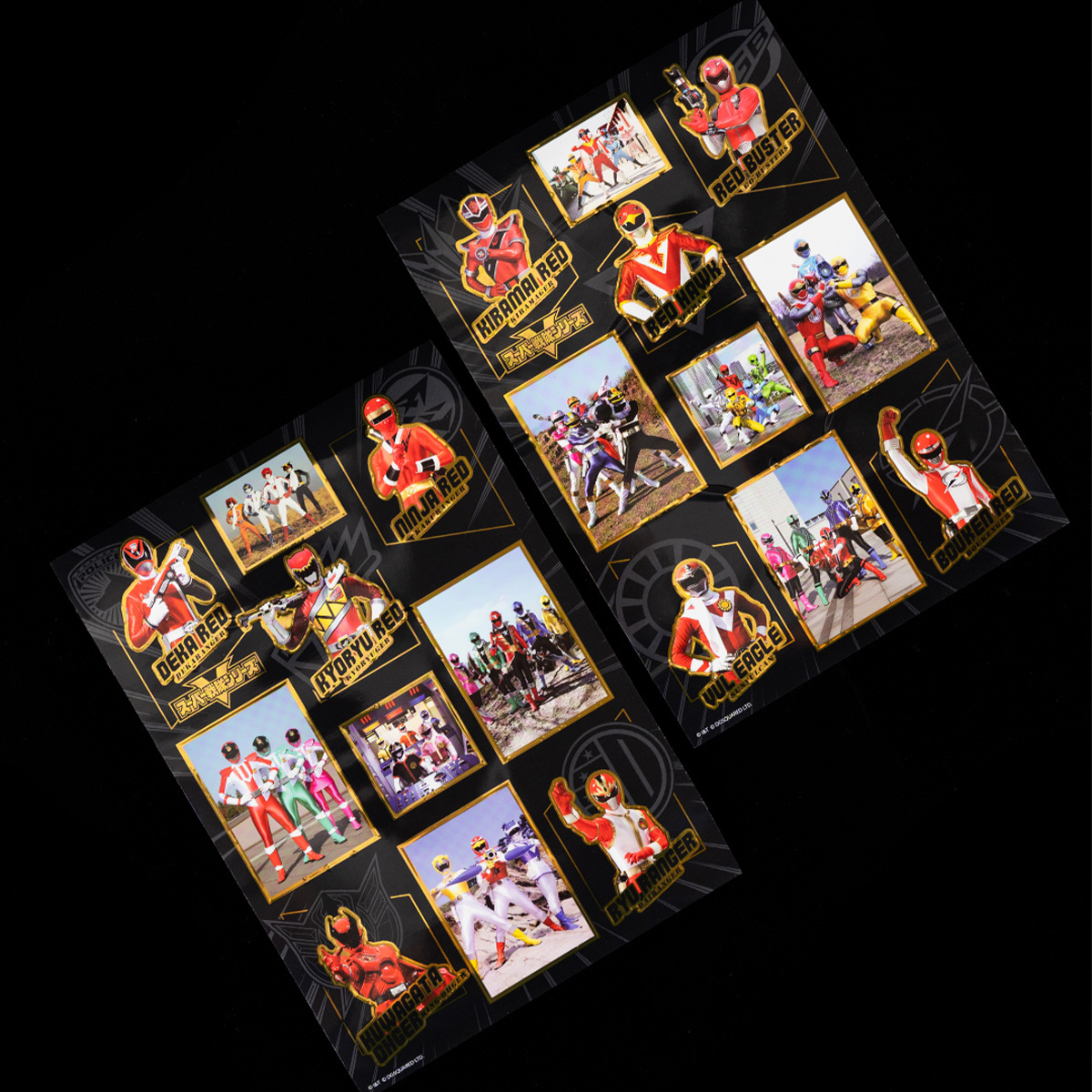 SUPER HERO STICKER SHEET - SENTAI