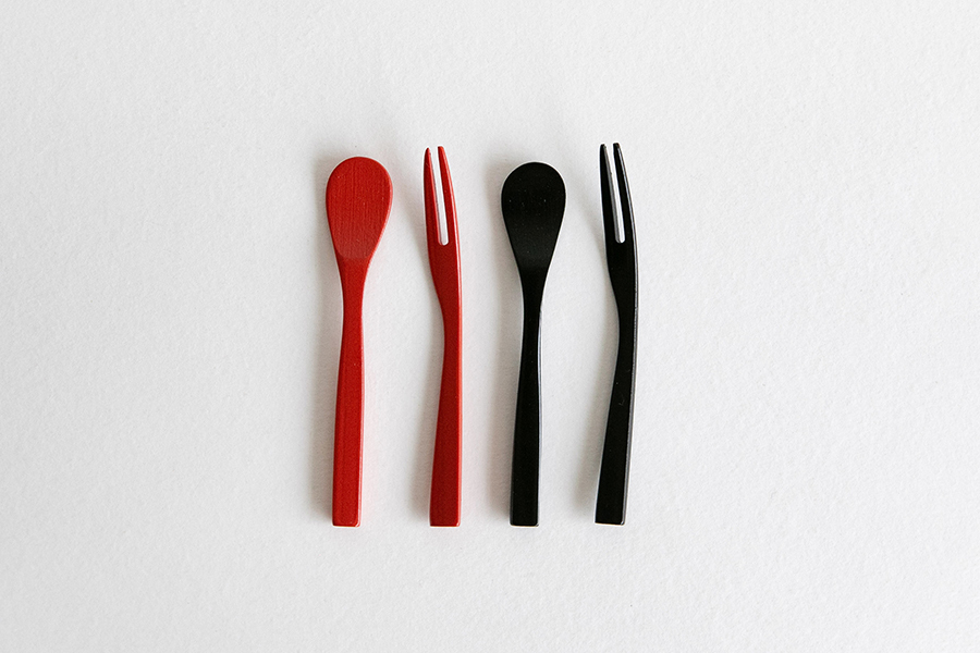 公長齋小菅 - 甘味匙叉組