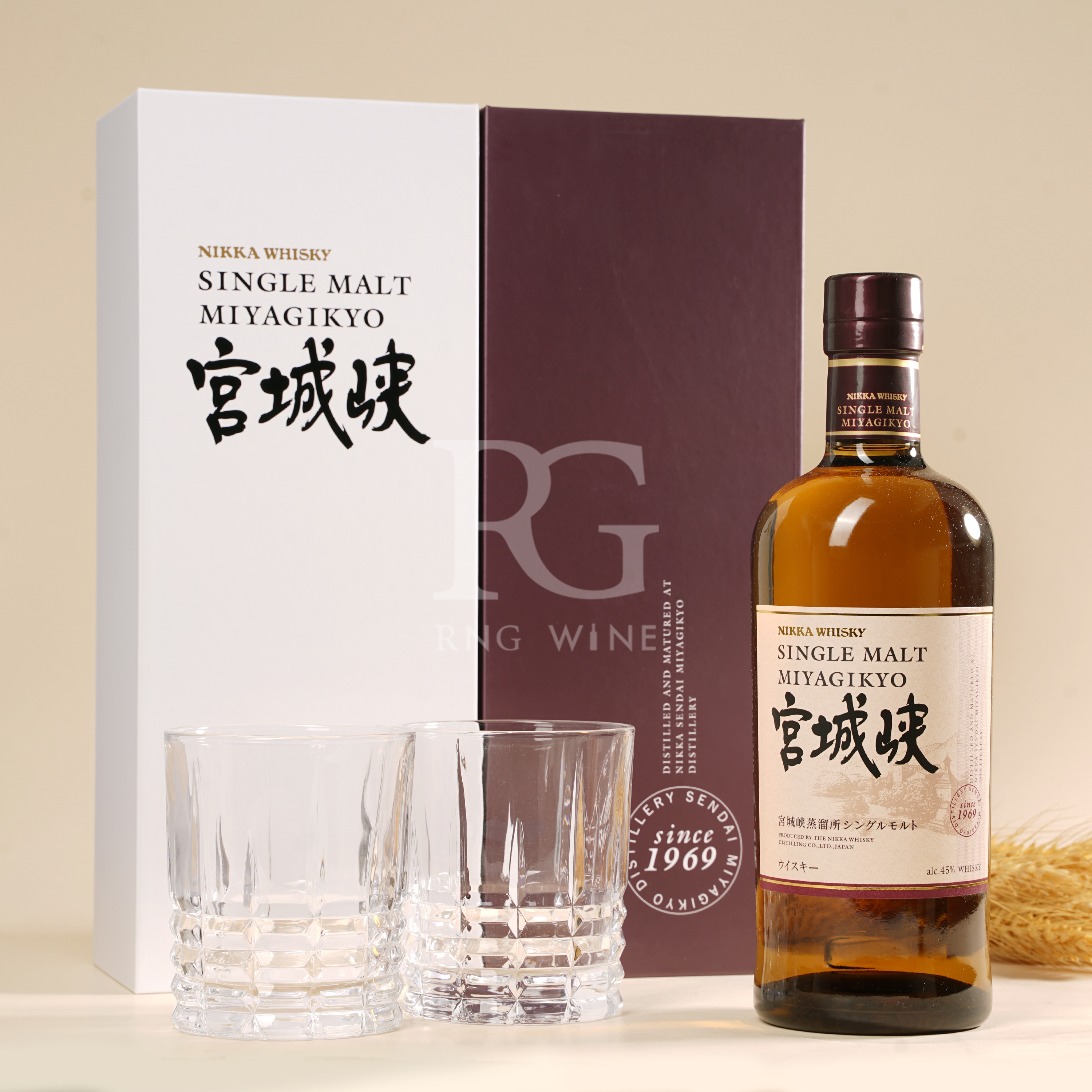 Miyagikyo 宮城峽Single Malt Whisky (Gift Set)
