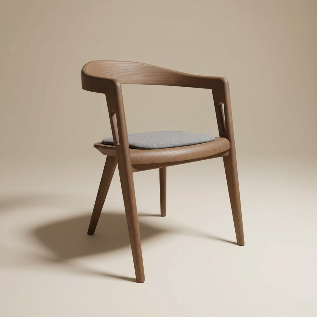 Boston︱經典實木扶手單椅︱深棕色