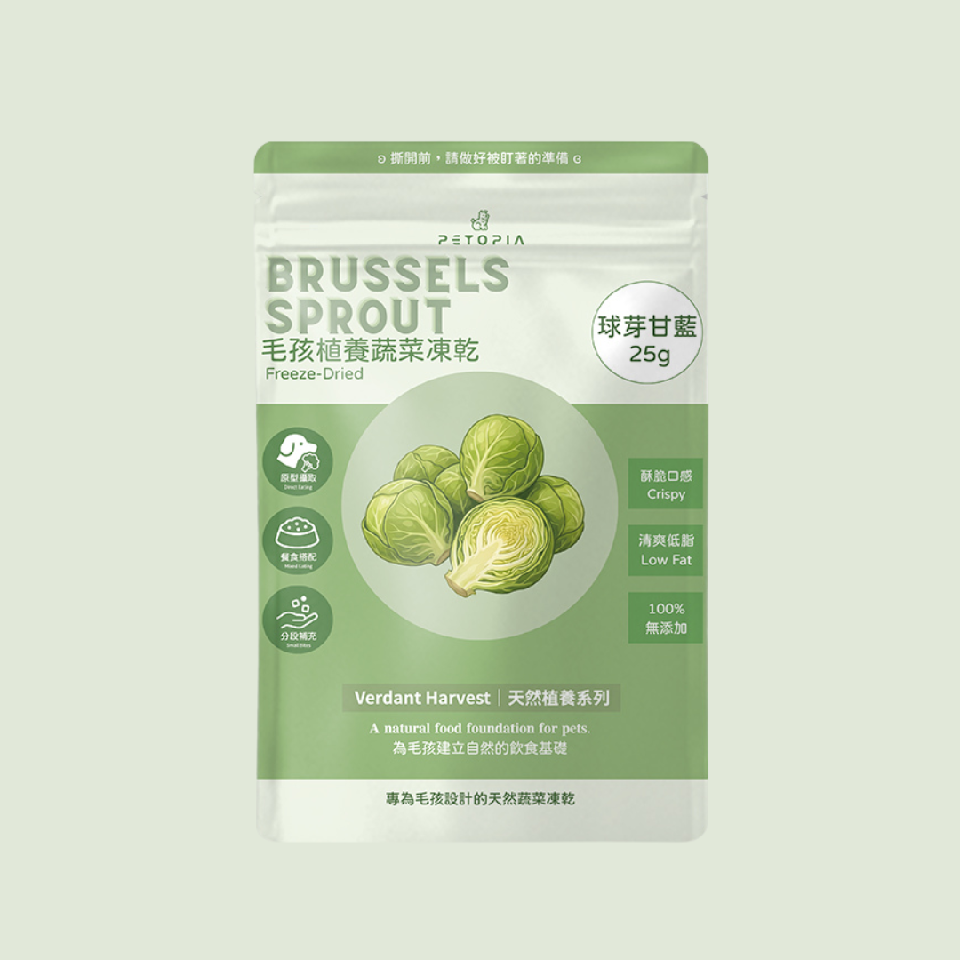球芽甘藍凍乾 Brussels Sprouts｜25g