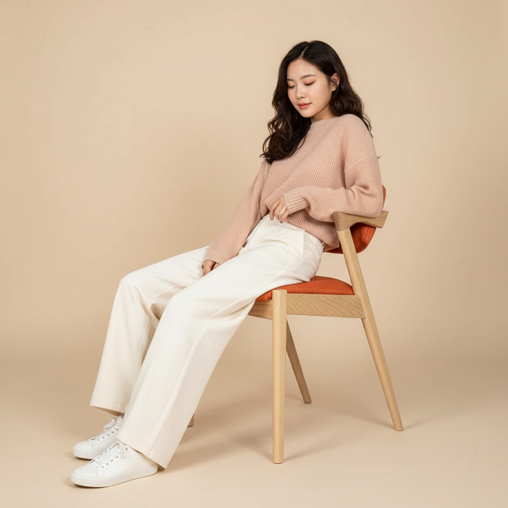 Ashley︱北歐原木質感單椅