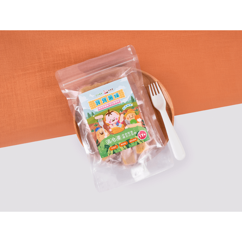 【樂森藥局】(冷凍1500免運) 無毒農 寶寶薯條-蔬菜鱸魚