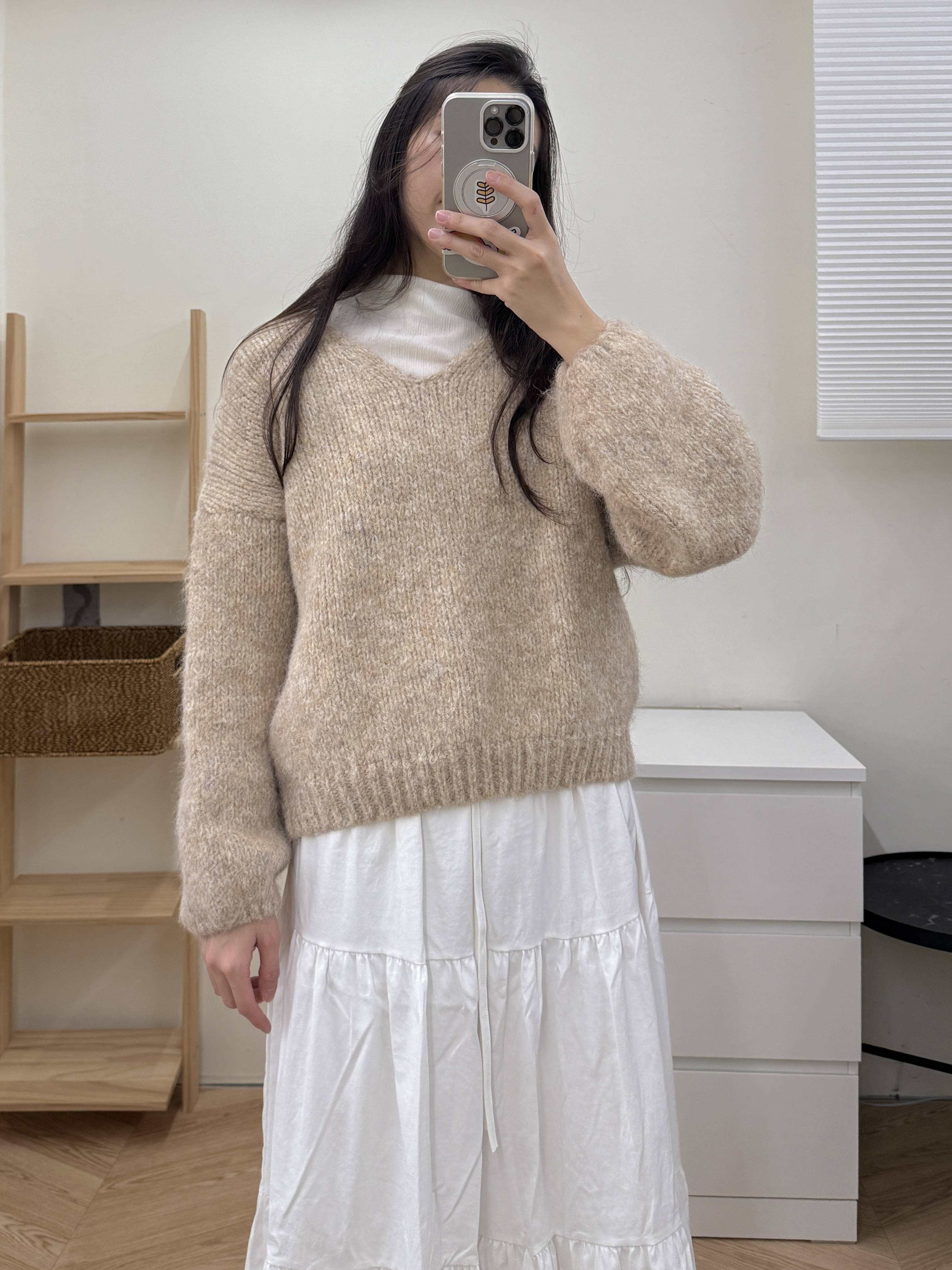 軟綿綿燈籠袖毛衣*3色