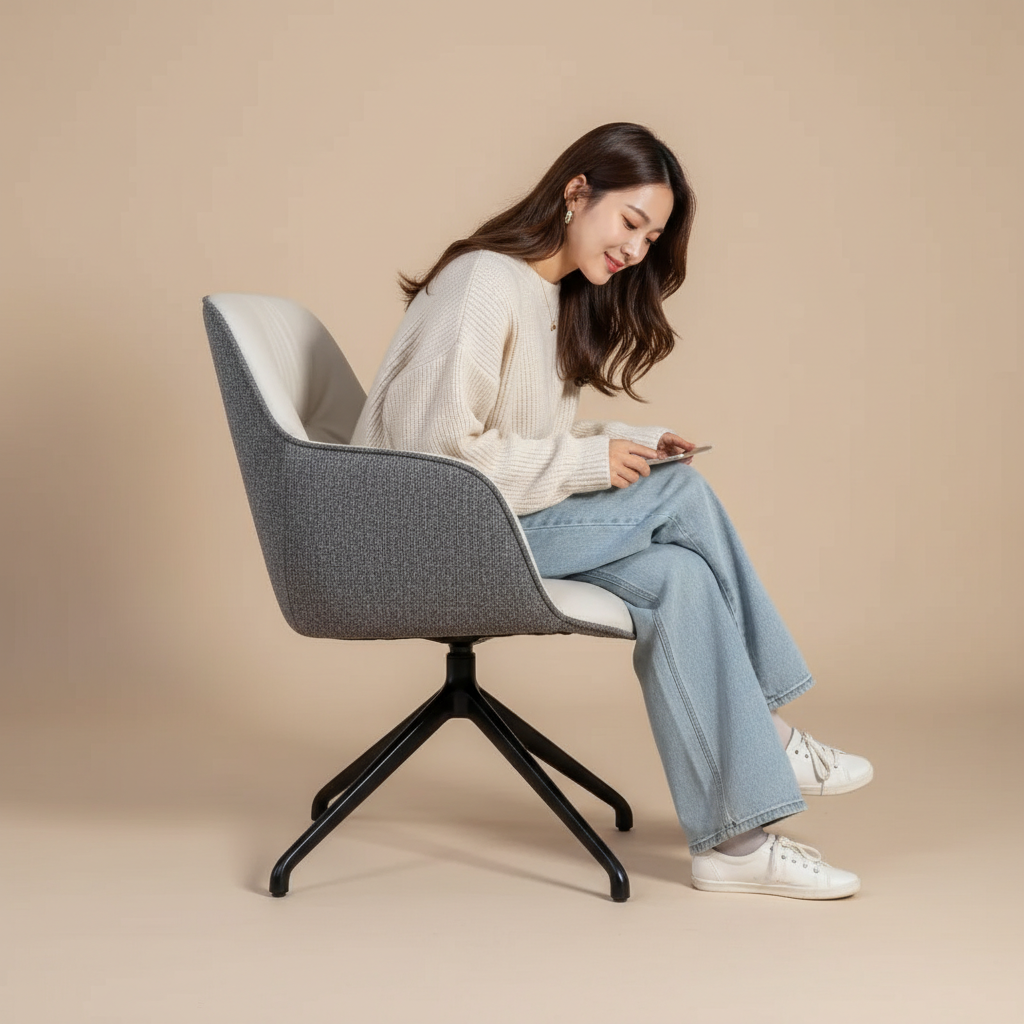 西蒂 | 旋轉扶手 | 休閒餐椅